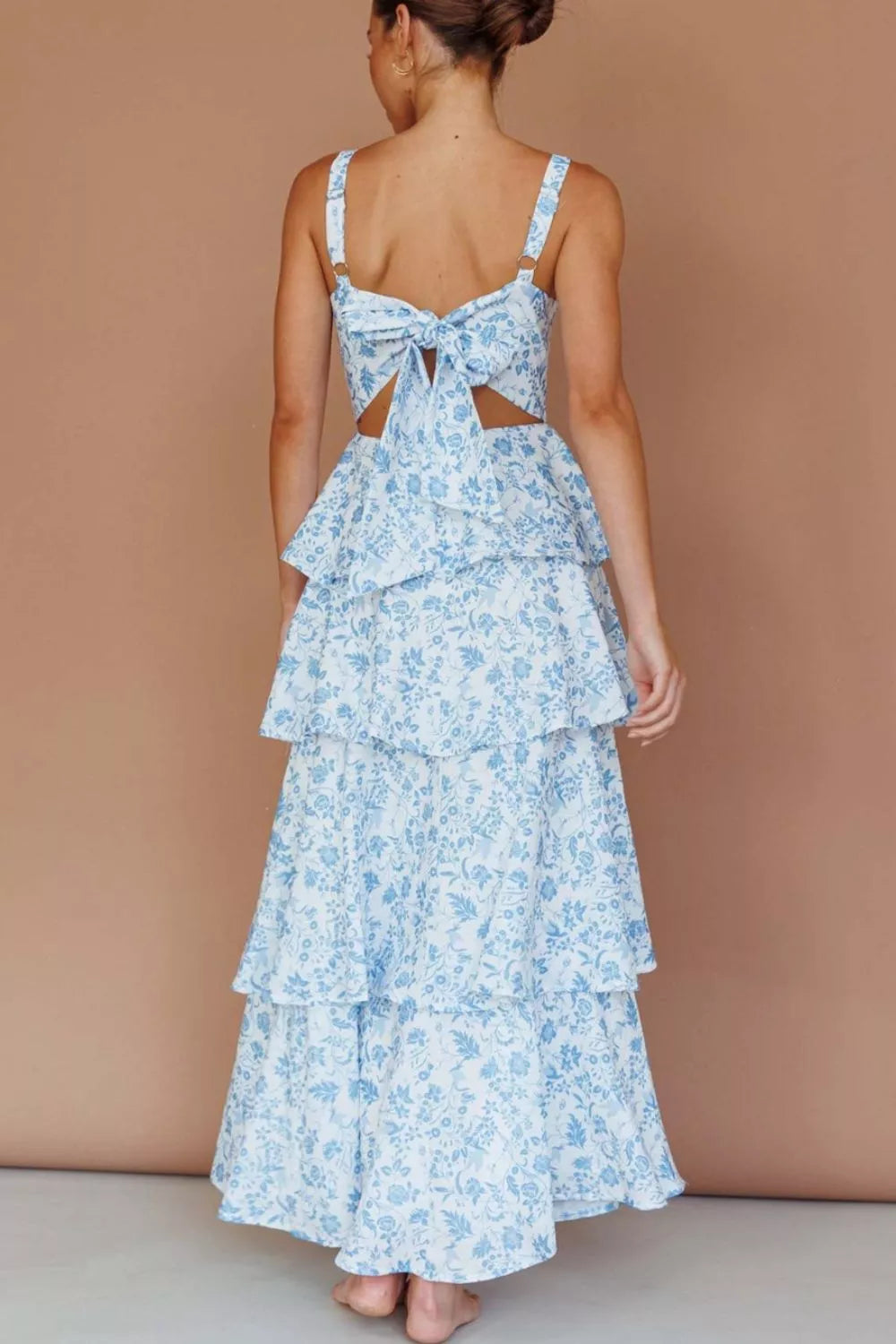 Floral Layered Maxi Dress