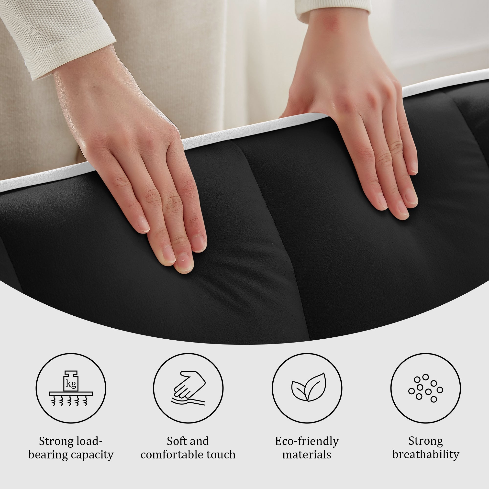 Sleeper Sofa Chair Bed - 3 In 1 Convertible Design