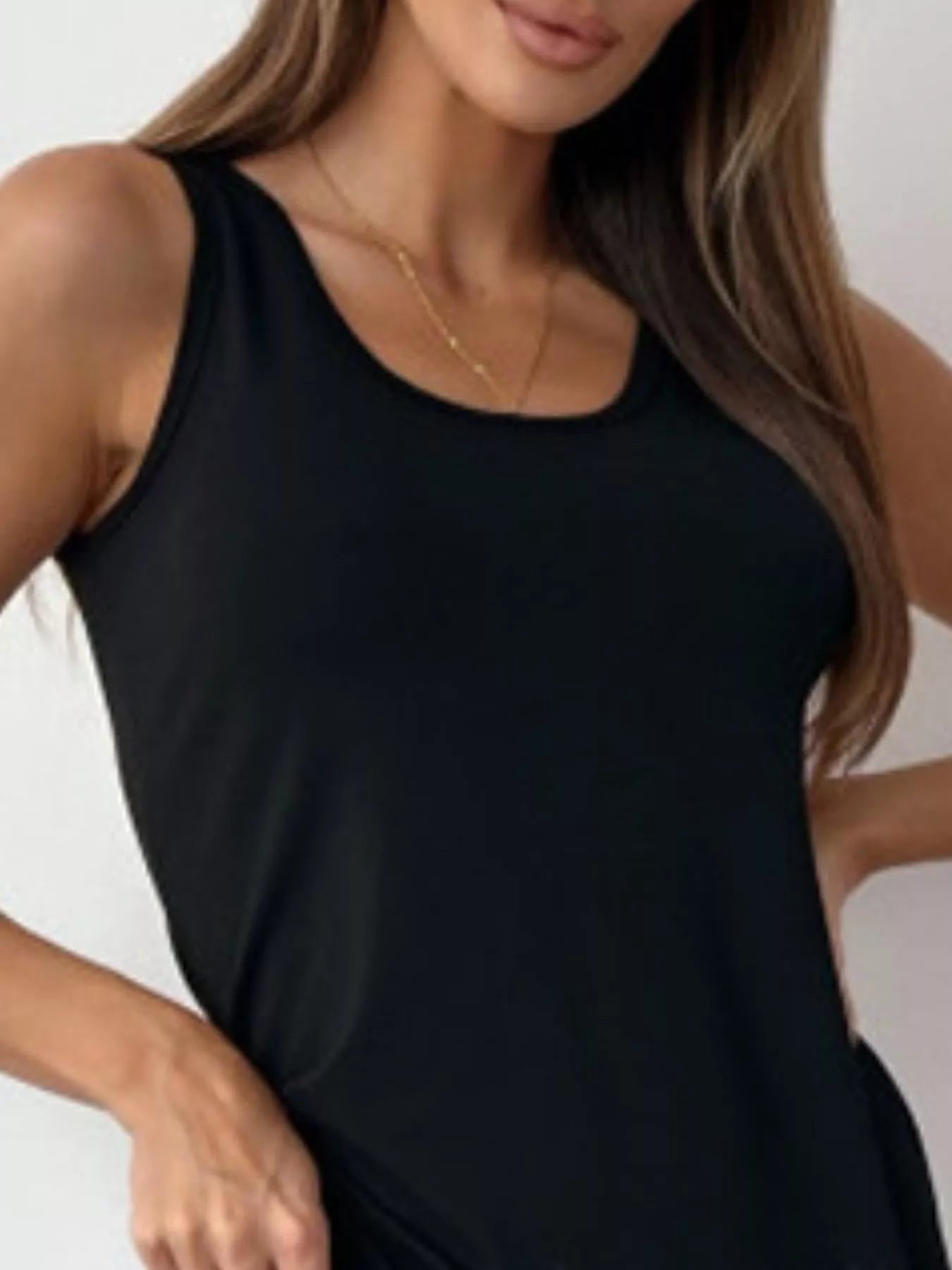 Sleeveless Tulle Hem Mini Dress