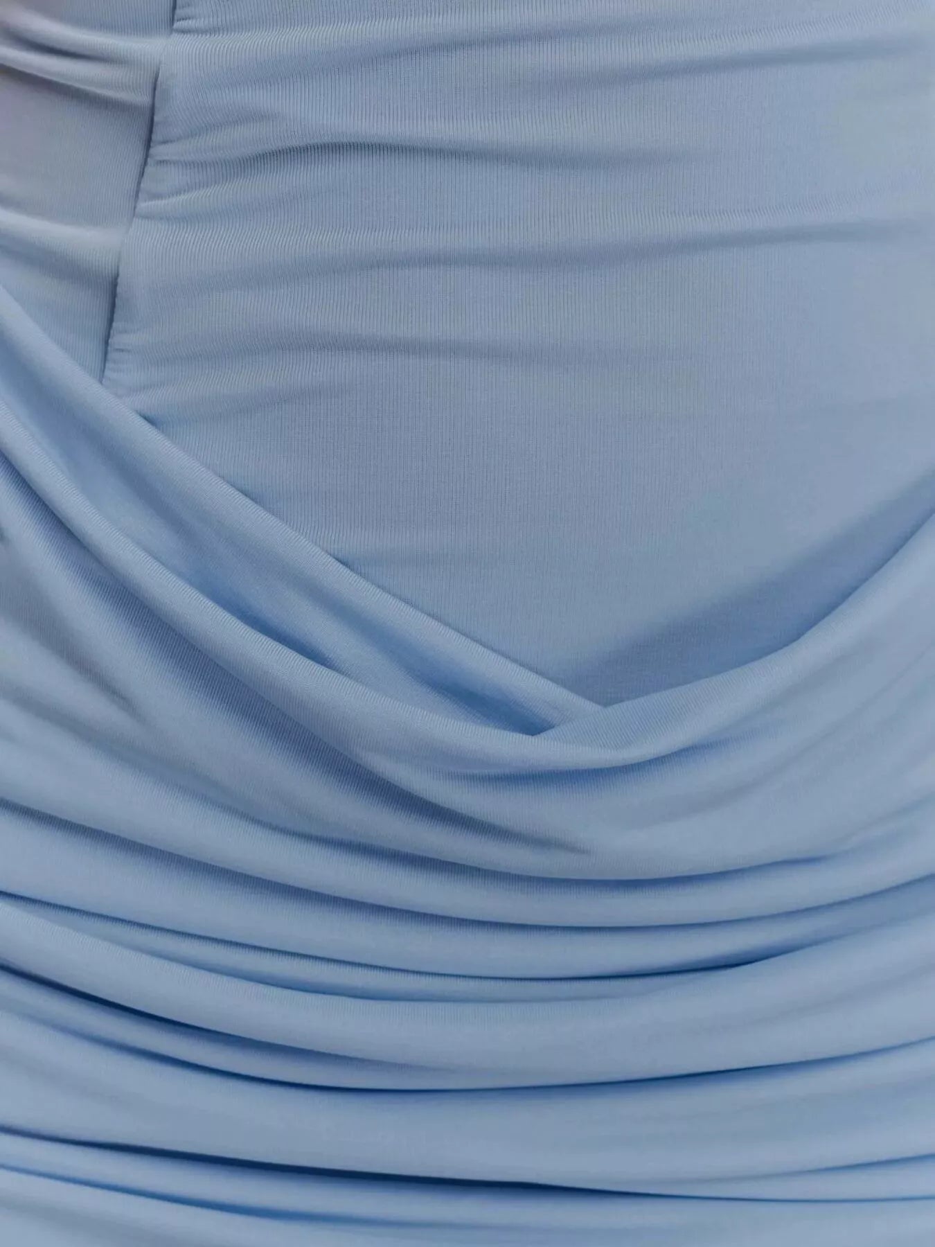 Asymmetrical One-Shoulder Ruched Mini Dress