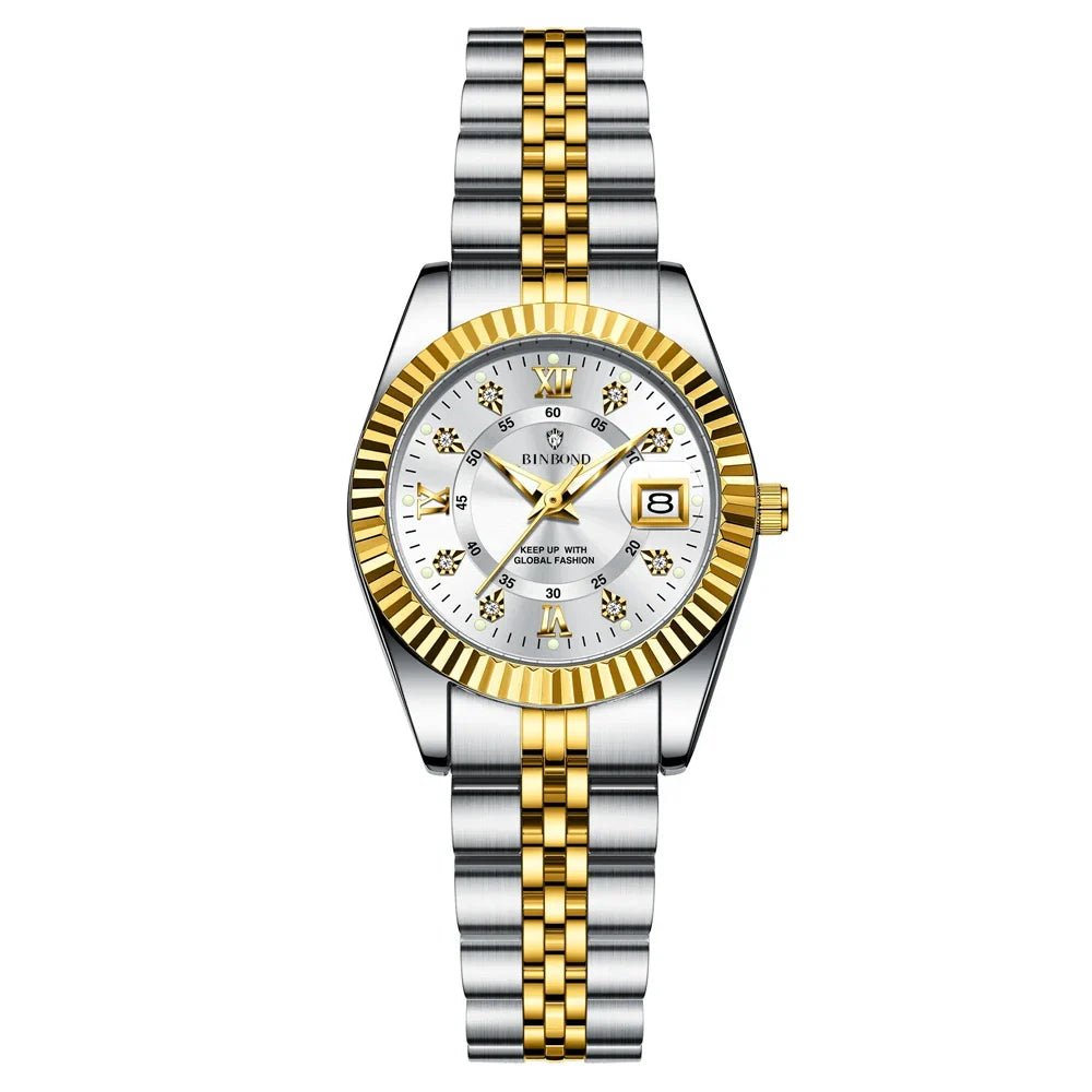 Fashion Quartz Wristwatches Luxury Brand High Quality Diamond Watch For Man Gifts Digital Mens Automatic Watches Men Gold Clock - Overture Gifts
