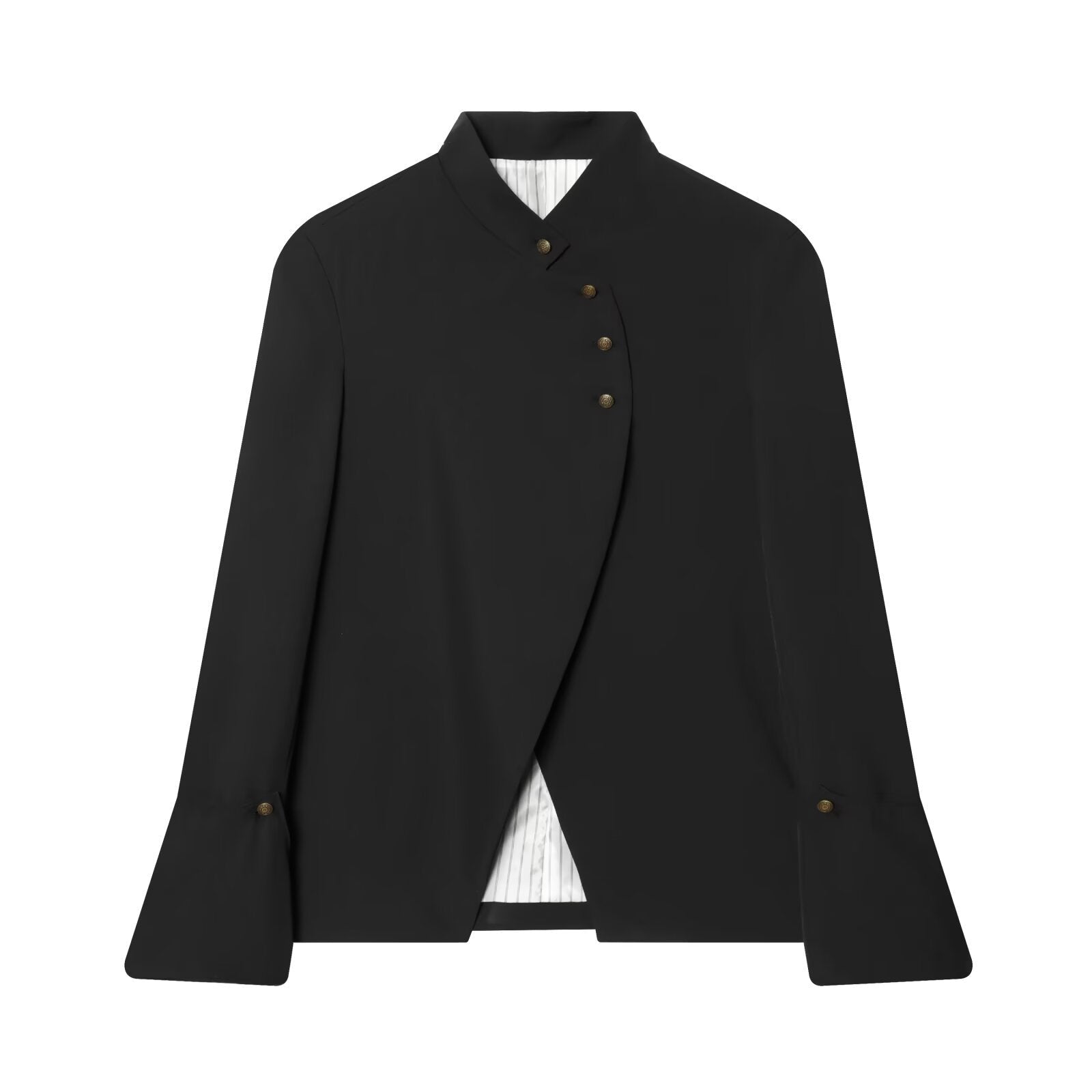 Fashionable And Versatile Tailored Blazer With A Mock Turtleneck And Layered Detailing - Overture Gifts
