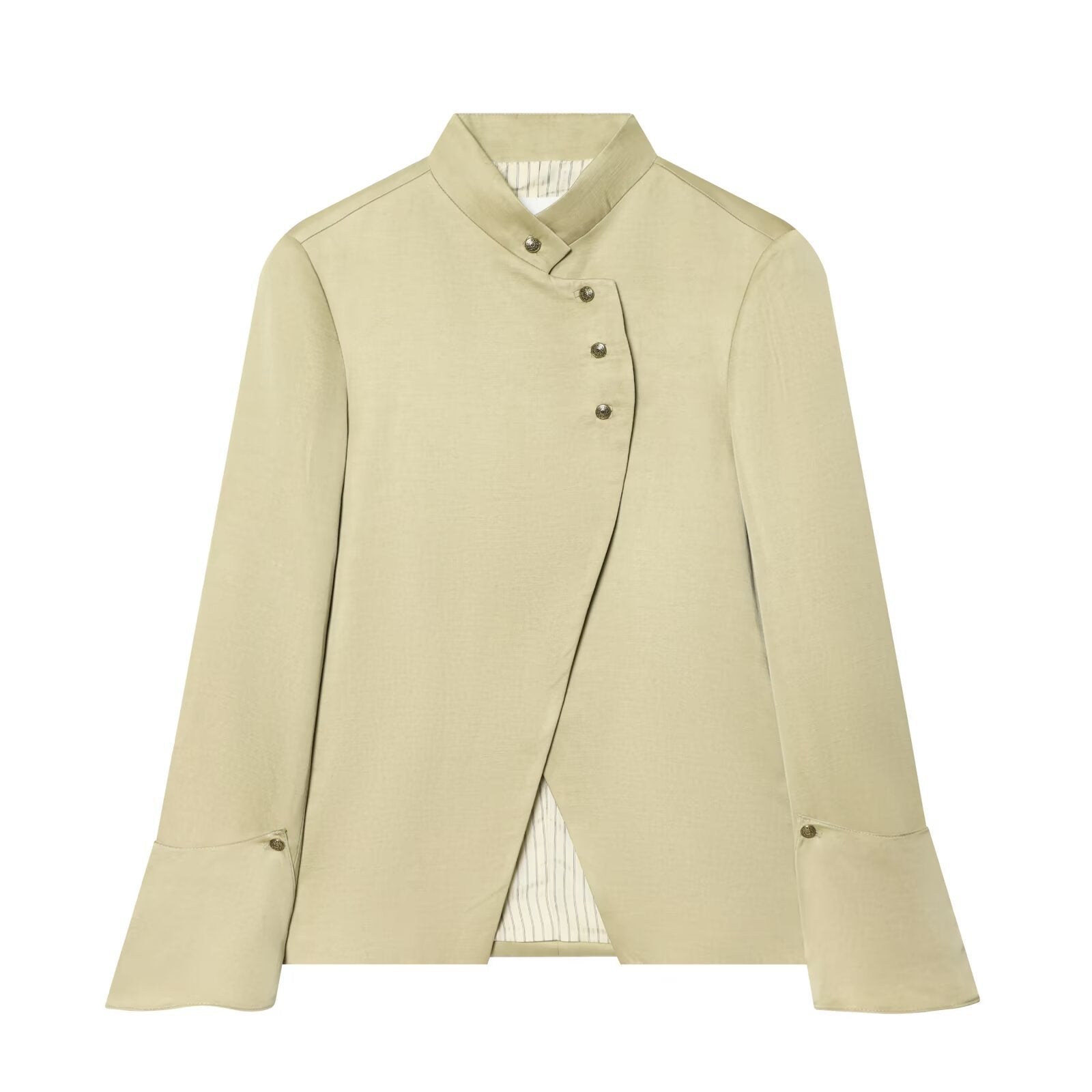 Fashionable And Versatile Tailored Blazer With A Mock Turtleneck And Layered Detailing - Overture Gifts
