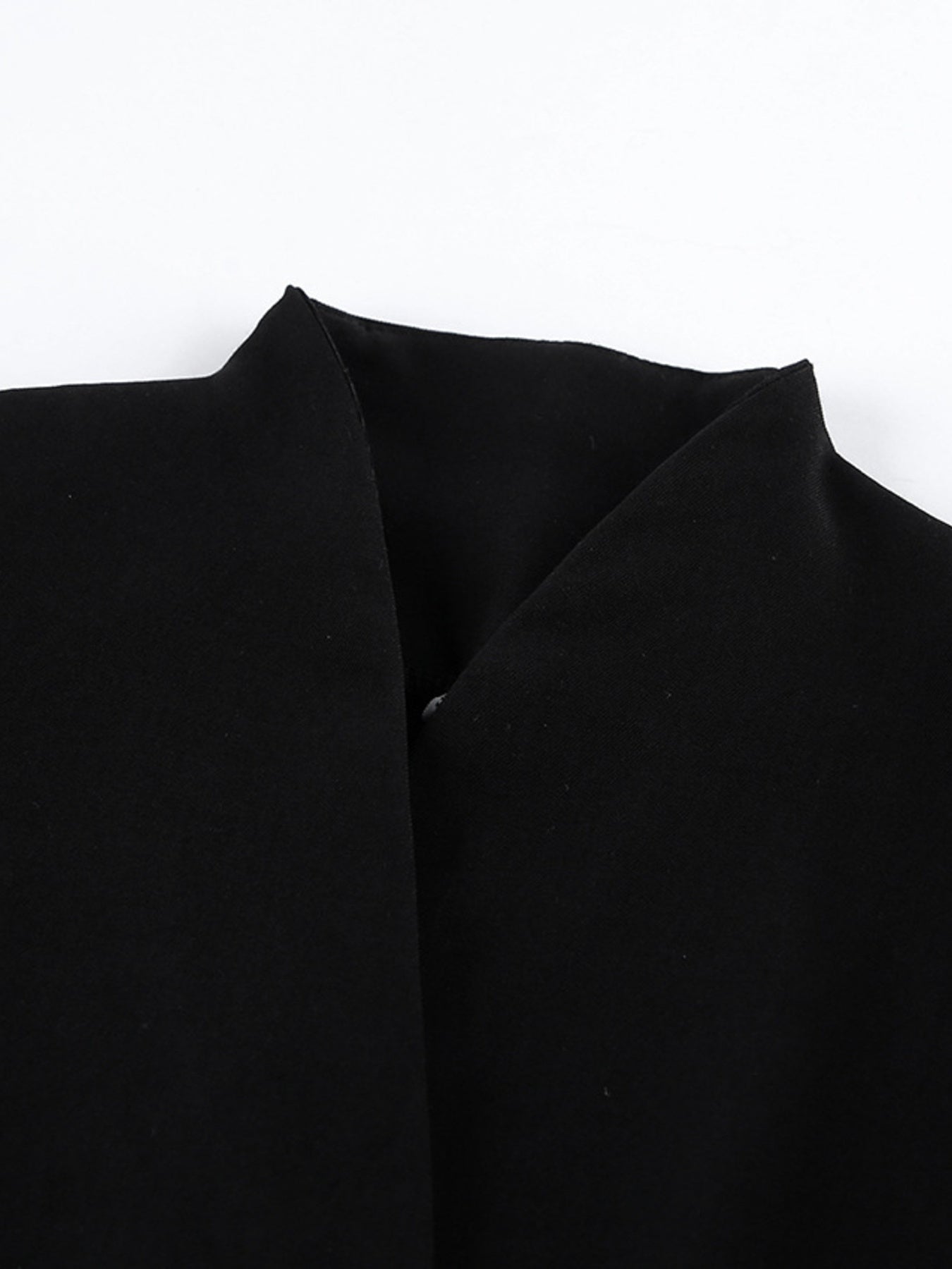 Pleated One Button Blazer Dress