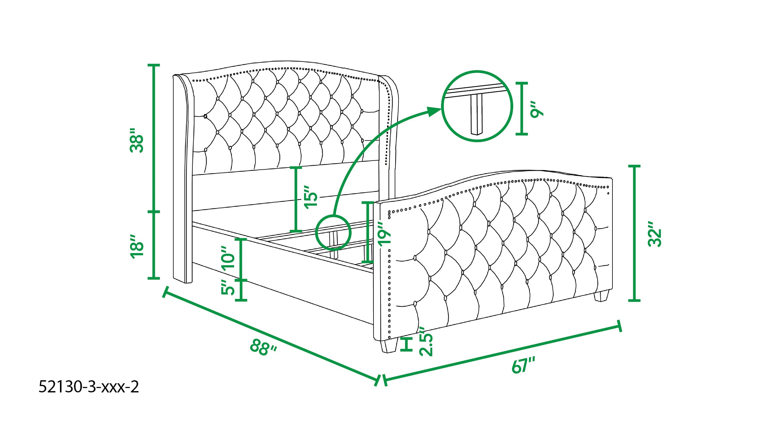 Marcella Upholstered Shelter Headboard Bed Set, Queen, Sky Neutral