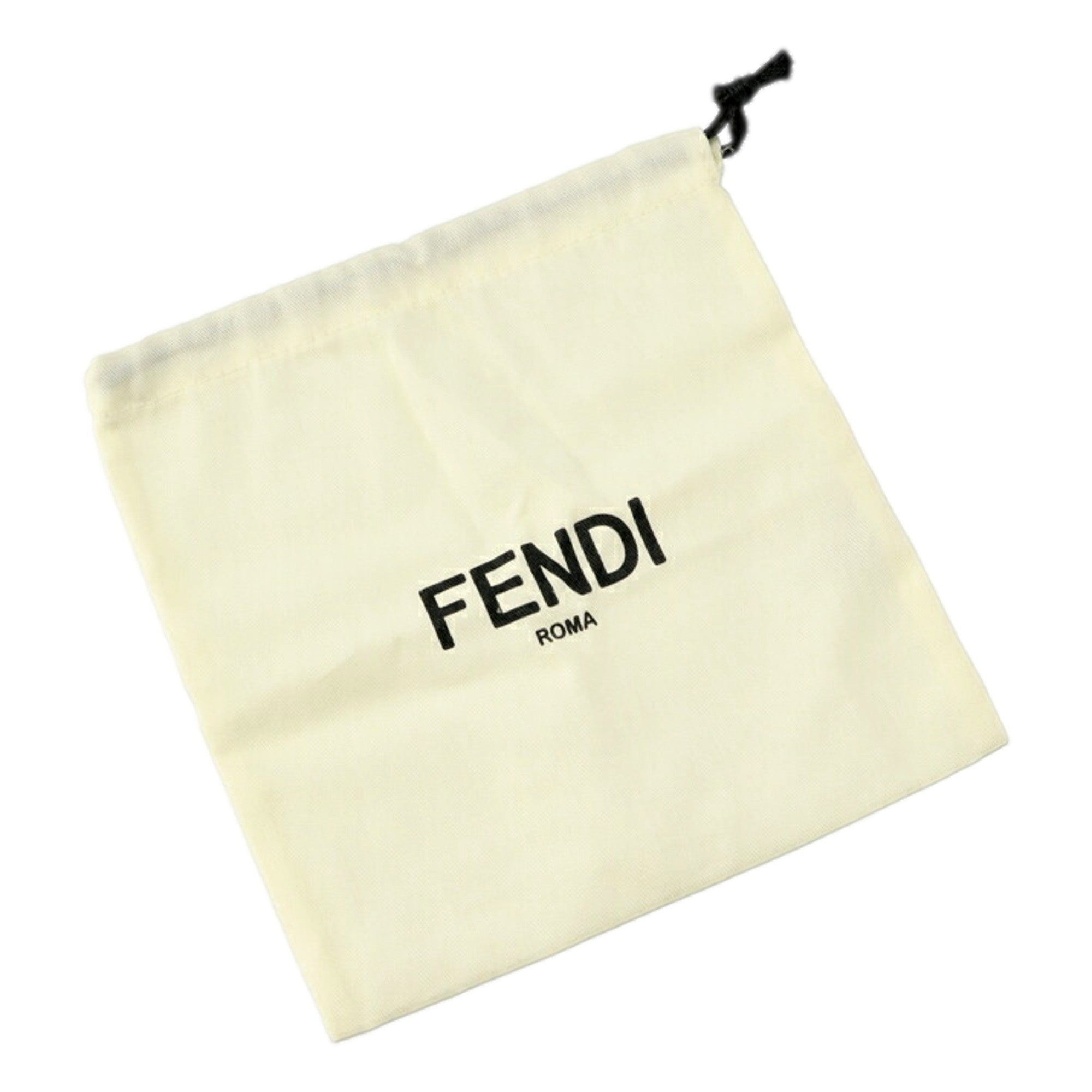 Fendi FF Denim Blue and White Reversible Belt with Gold Buckle 95