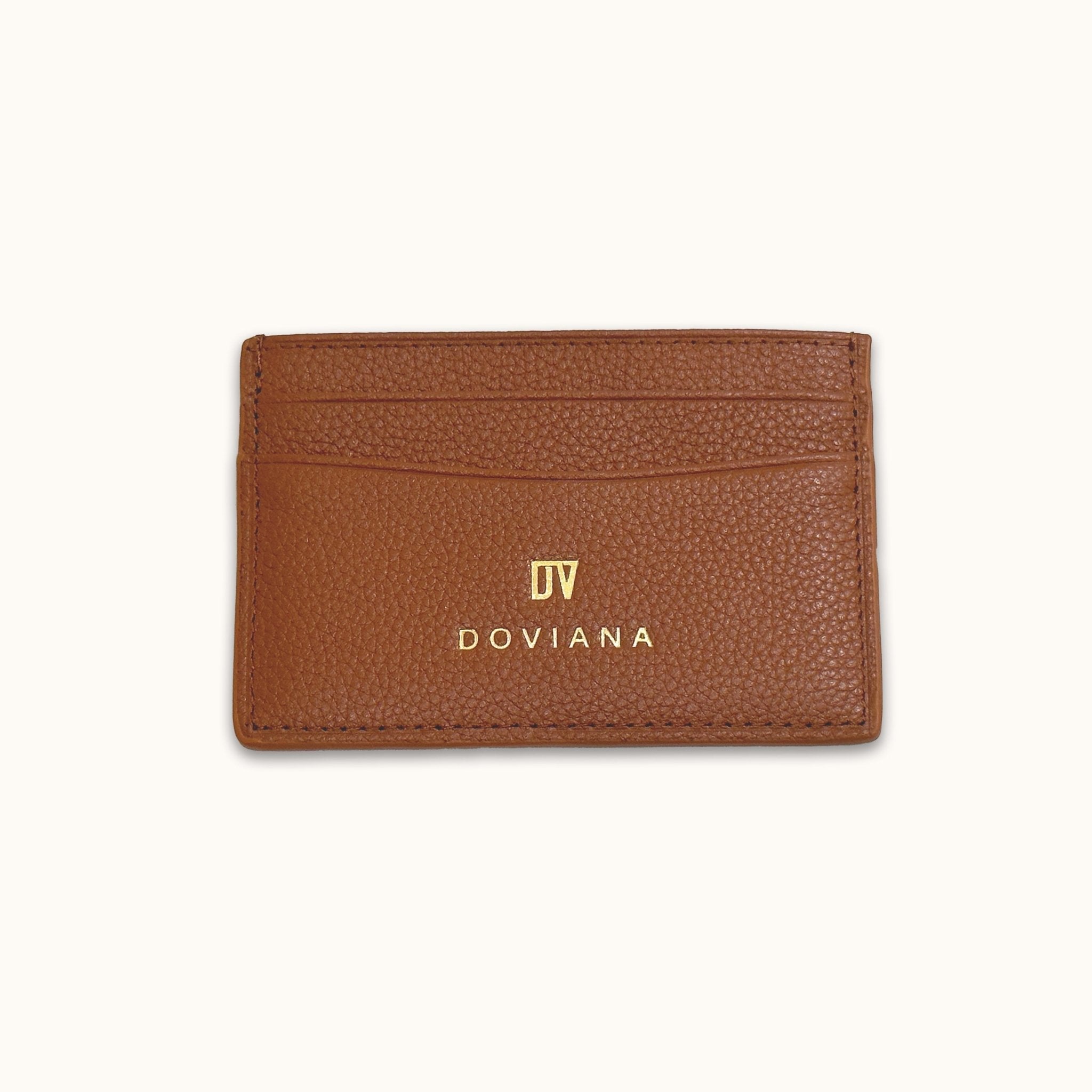 Full Grain Genuine Leather Card Holder Wallet - Overture Gifts