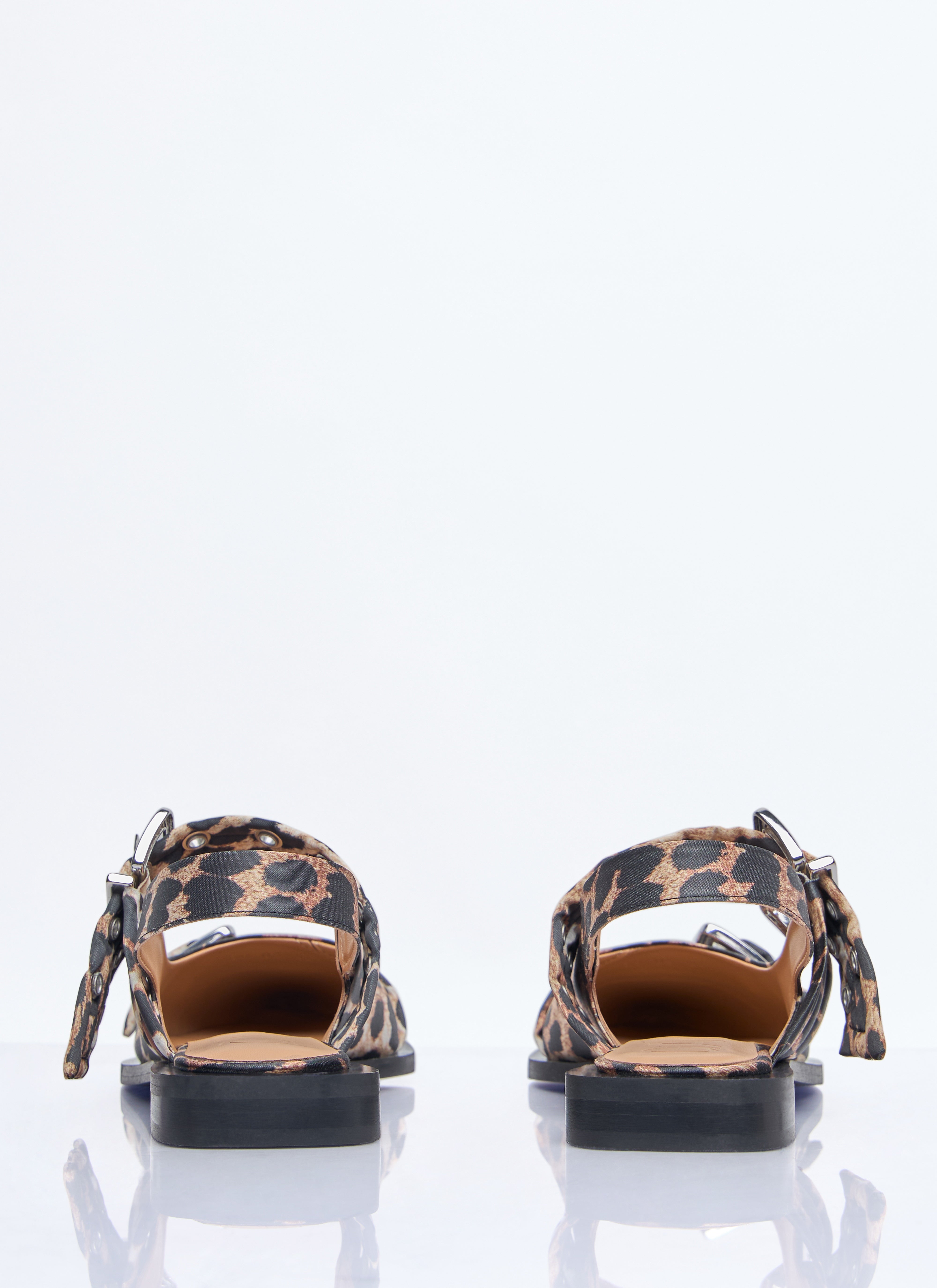 Ganni Women Feminine Buckle Ballerina Flats