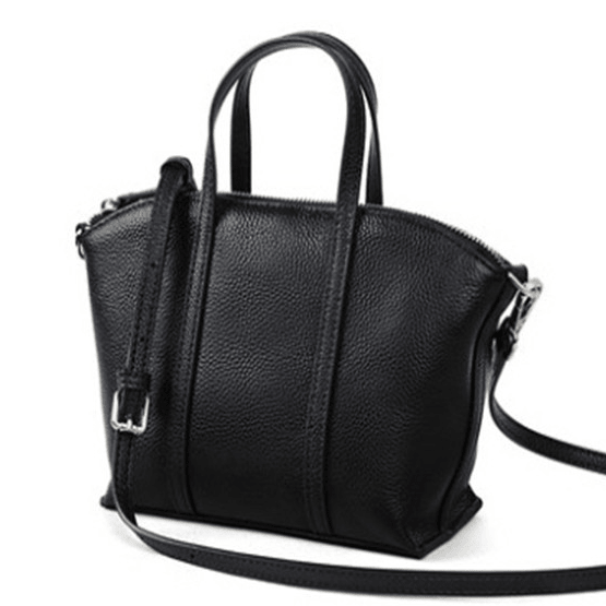 Genuine leather bag cowhide shoulder tote purse - Overture Gifts