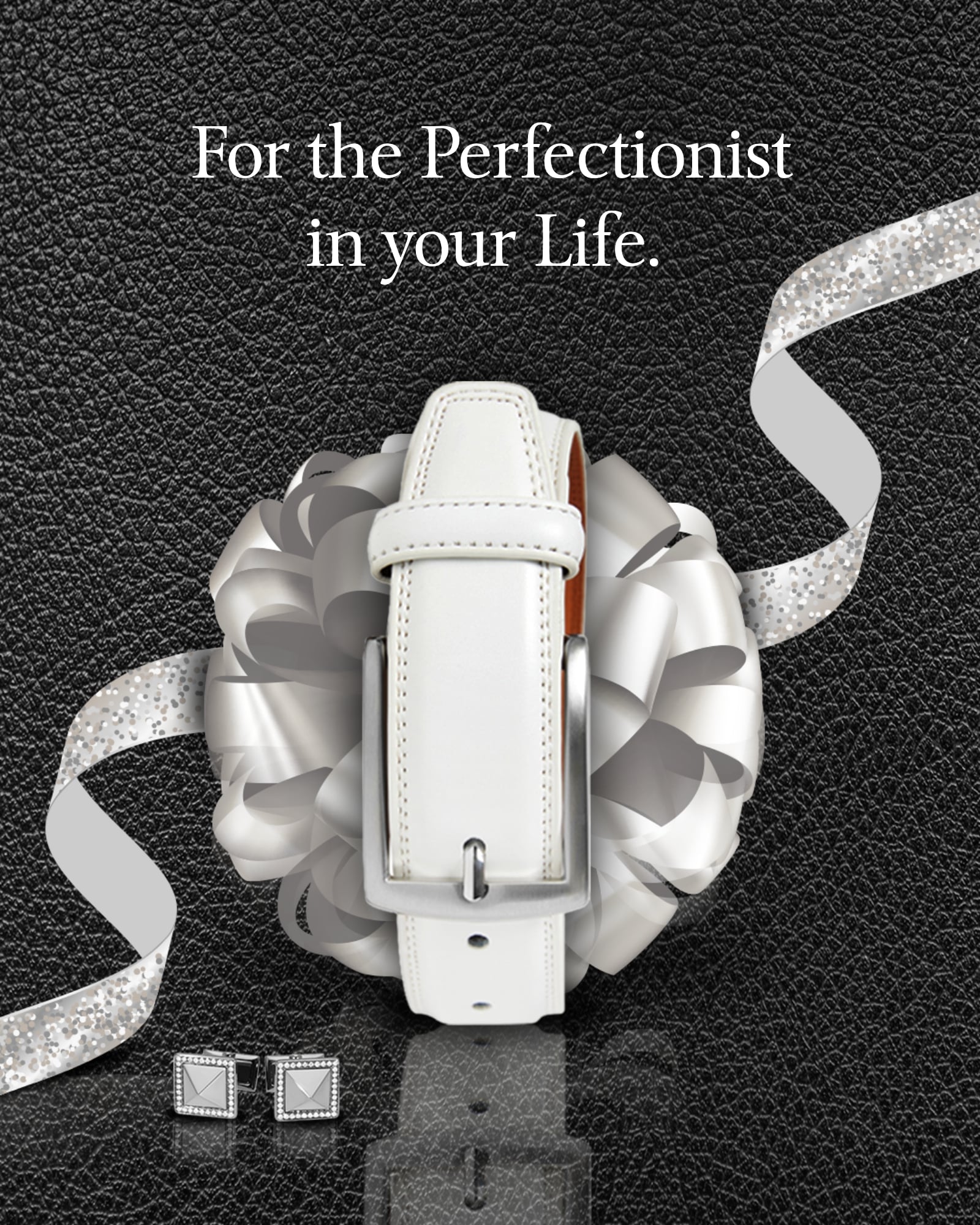 Genuine Leather Belt for Men – Zinc Alloy Buckle, 1.25" Strap - Overture Gifts