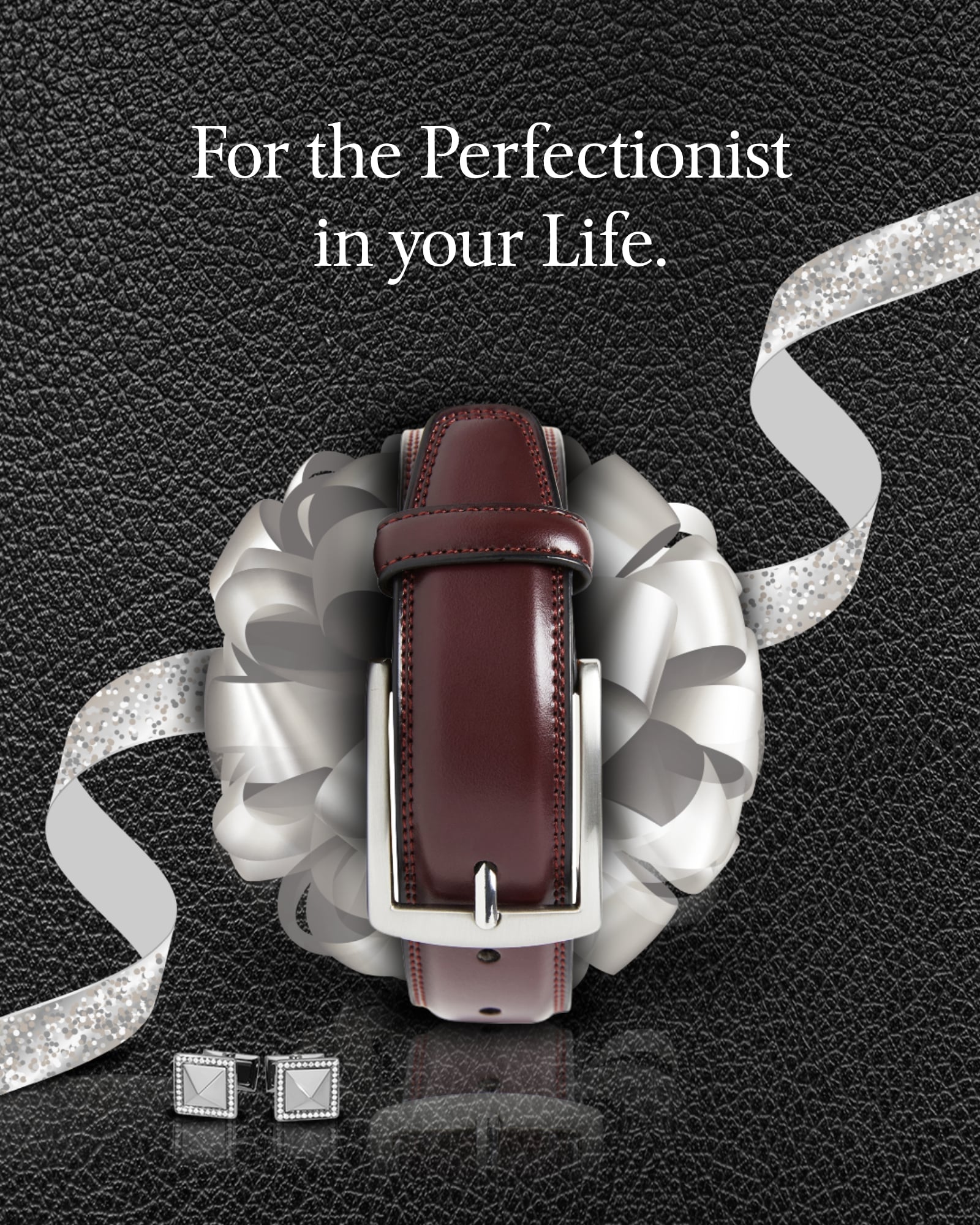 Genuine Leather Belt for Men – Zinc Alloy Buckle, 1.25" Strap - Overture Gifts