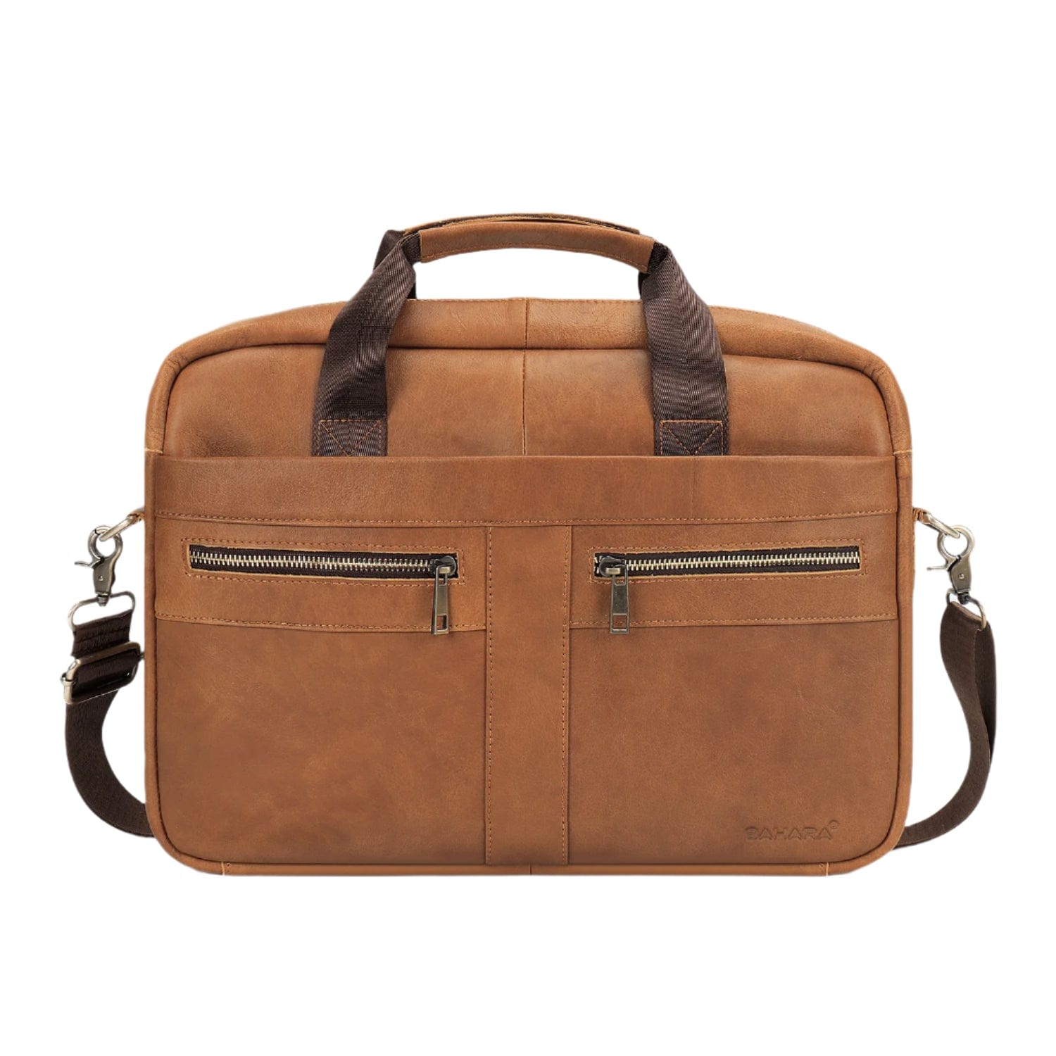Genuine Leather Business Bag Briefcase - Laptops up to 16-inch - Overture Gifts
