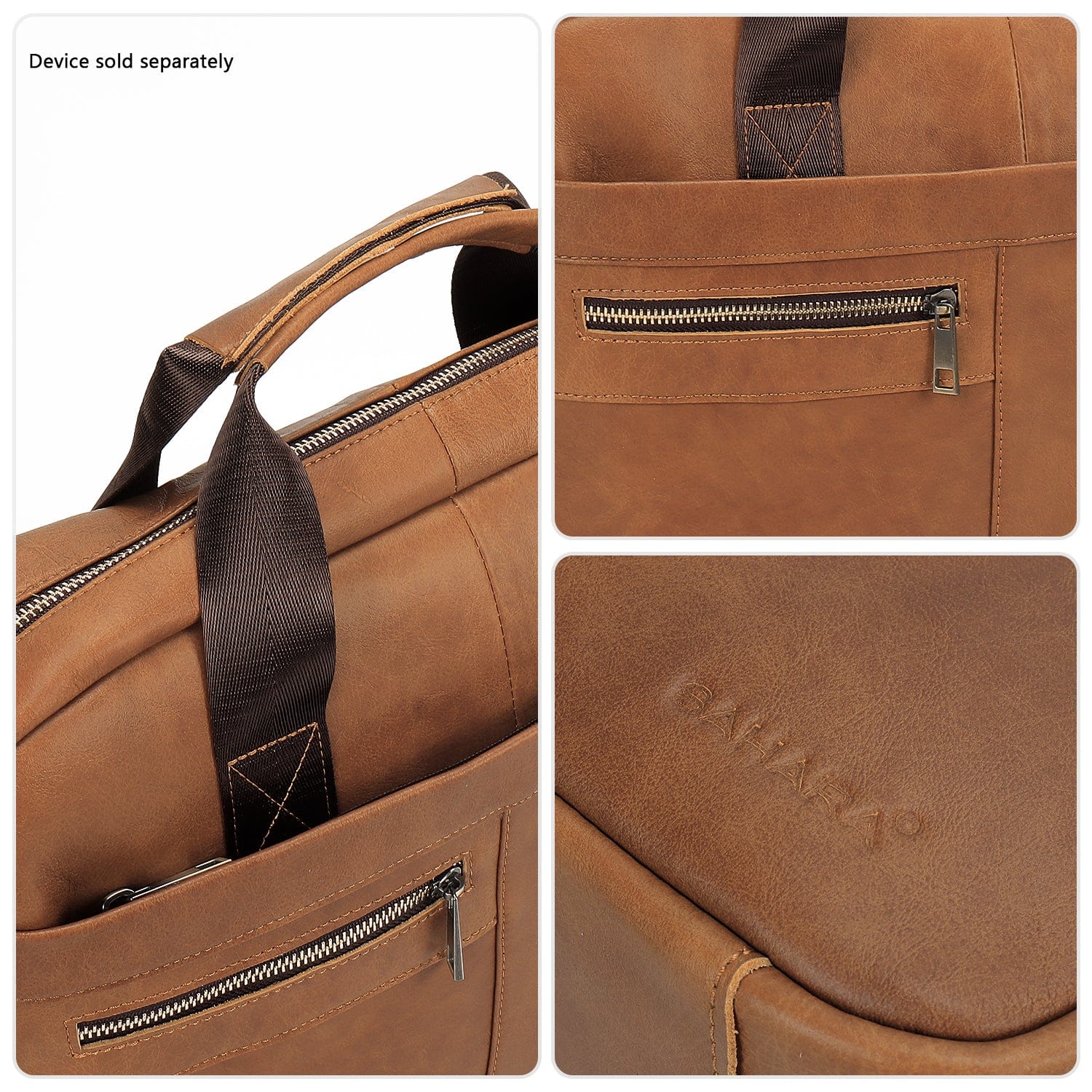 Genuine Leather Business Bag Briefcase - Laptops up to 16-inch - Overture Gifts