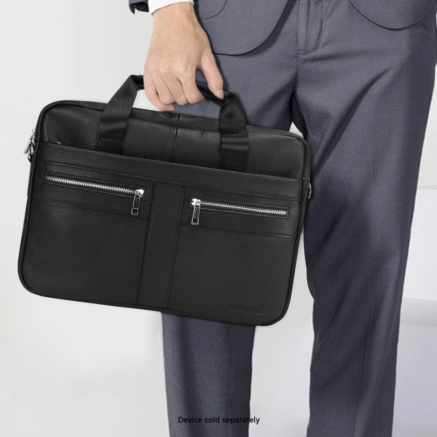 Genuine Leather Business Bag Briefcase - Laptops up to 16-inch - Overture Gifts