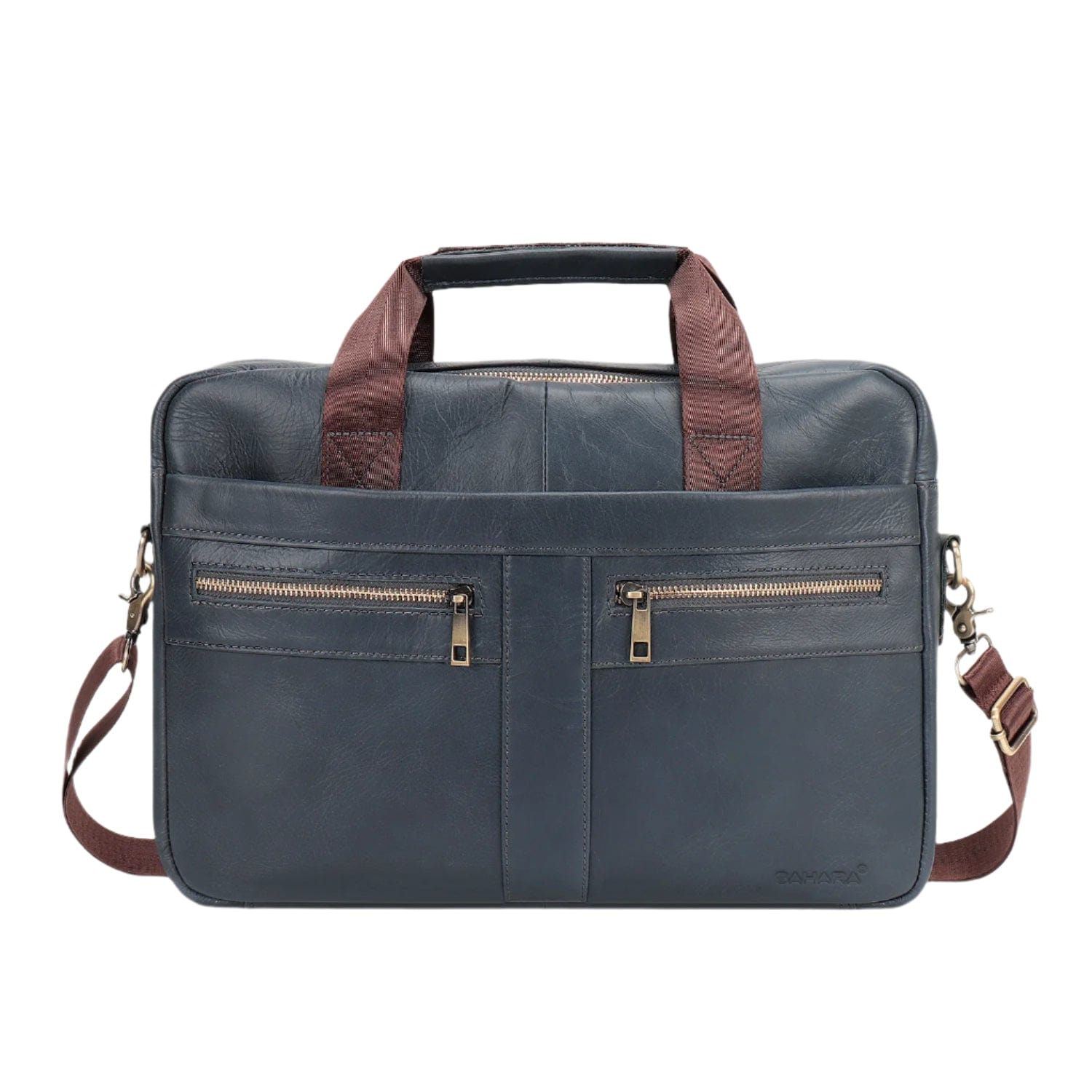 Genuine Leather Business Bag Briefcase - Laptops up to 16-inch - Overture Gifts