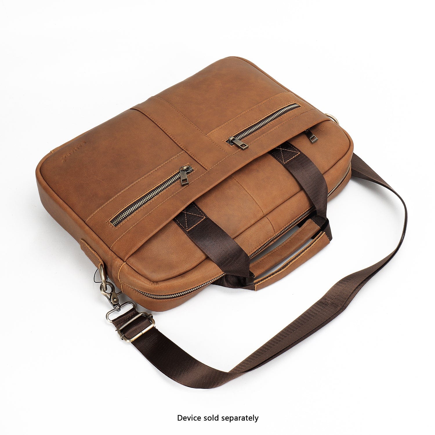 Genuine Leather Business Bag Briefcase - Laptops up to 16-inch - Overture Gifts