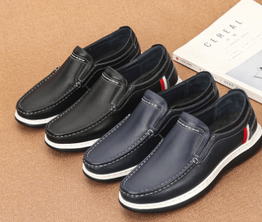 Genuine Leather Casual Men's Shoes - Fashion Brand - Overture Gifts