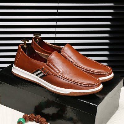 Genuine Leather Casual Men's Shoes - Fashion Brand - Overture Gifts