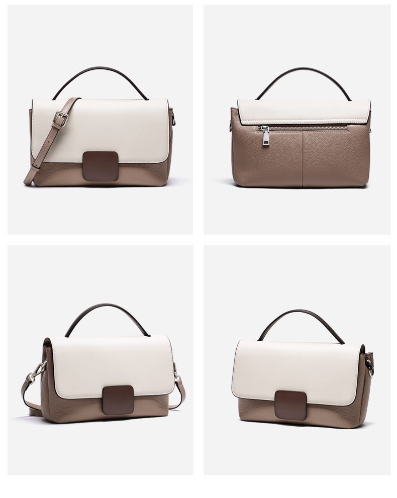 Genuine leather crossbody bag women shoulder handbag tote bag - Overture Gifts