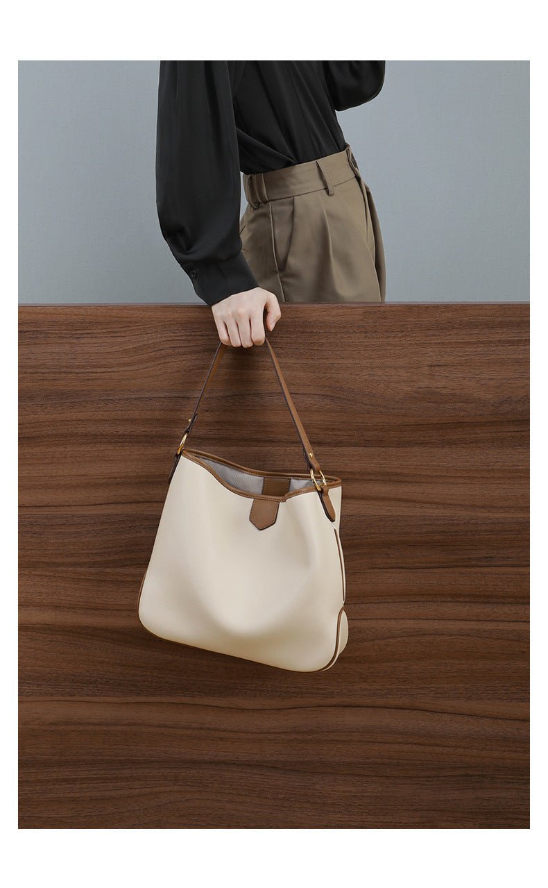 Genuine leather hobo handbags trendy commuter bag 5740 - Overture Gifts