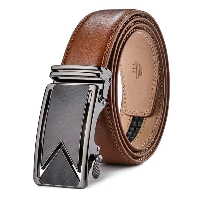 Genuine Leather Men's Comfort Click Belt - Overture Gifts