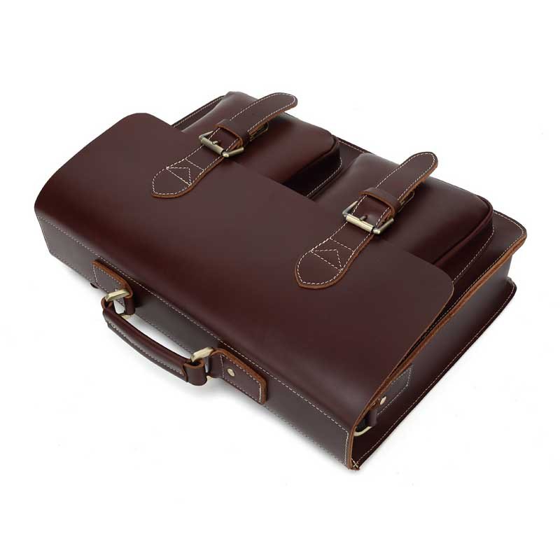 Genuine Leather Messenger Bag - Overture Gifts