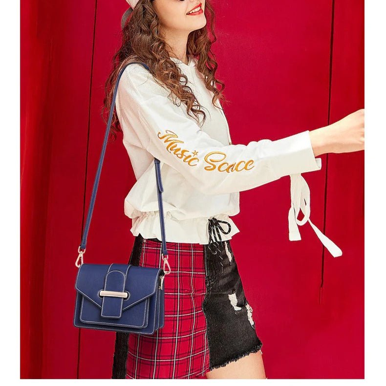 Genuine leather messenger bag fashion crossbody shoulder bag - Overture Gifts