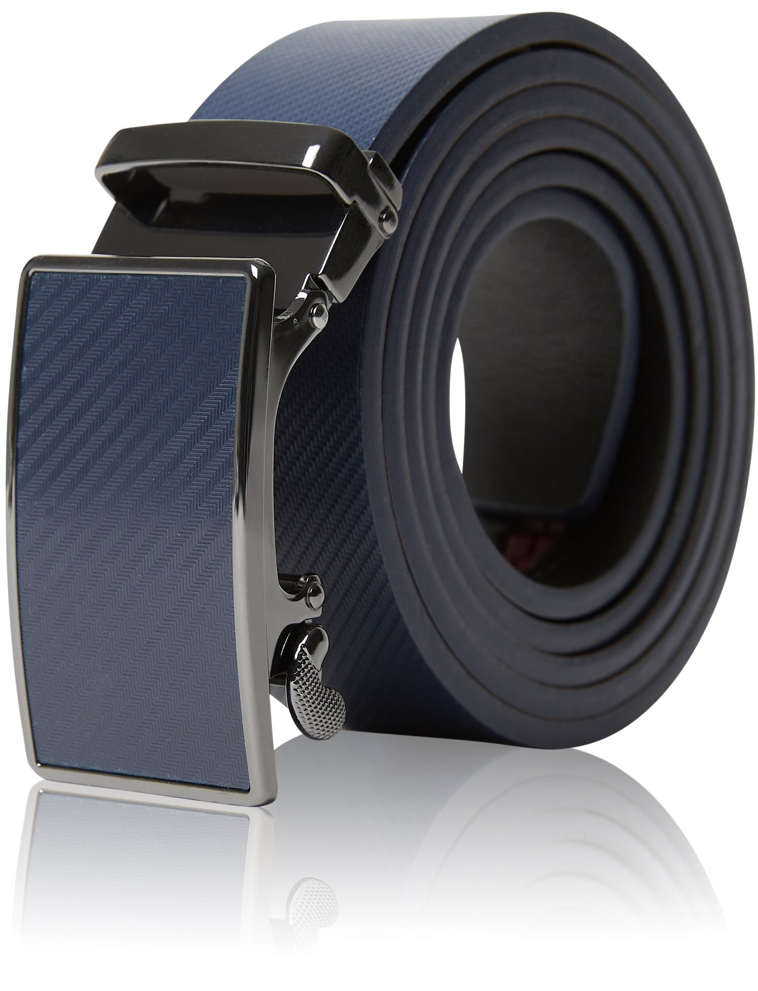 Genuine Leather Ratchet Belt – No Holes, Custom Fit - Overture Gifts