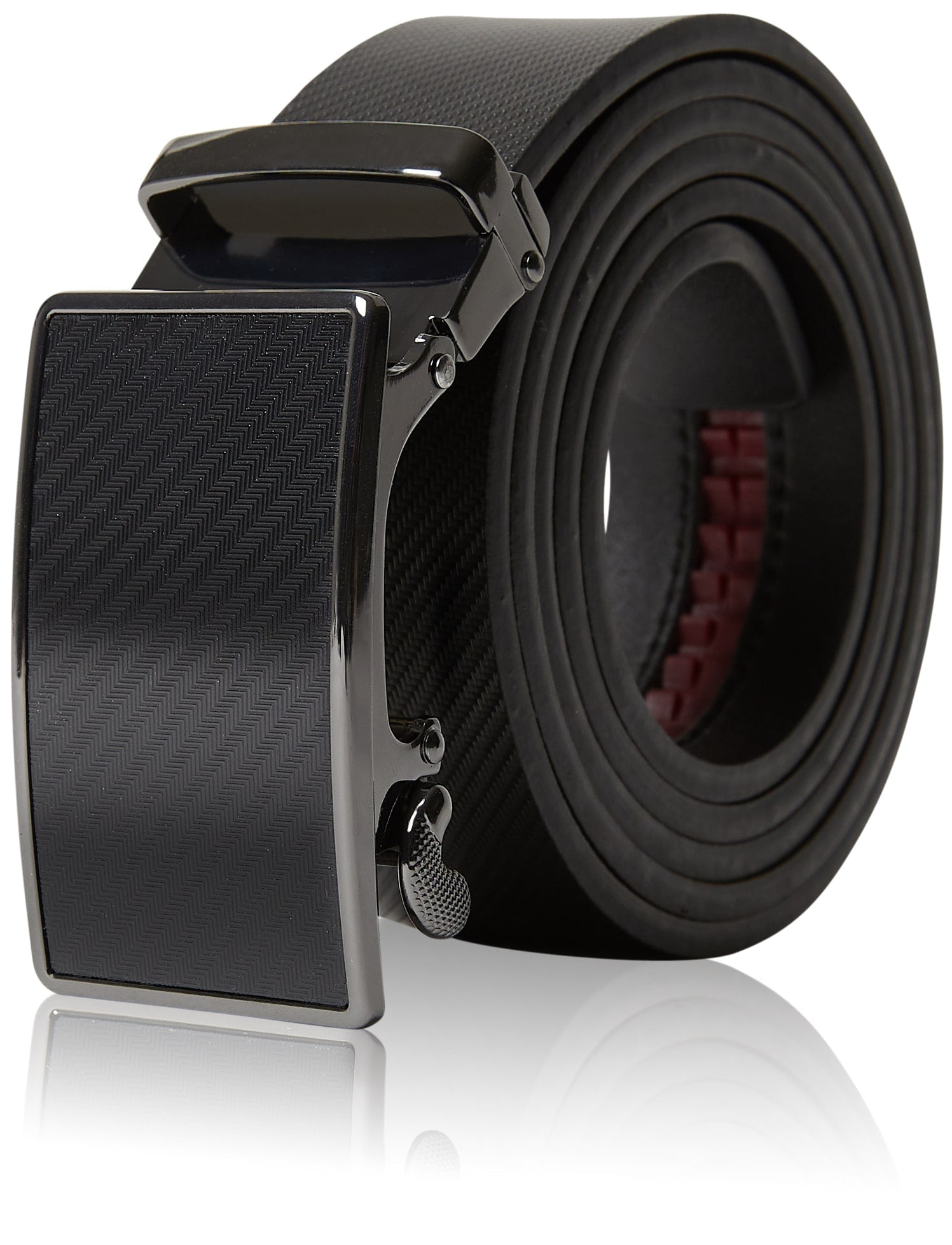 Genuine Leather Ratchet Belt – No Holes, Custom Fit - Overture Gifts