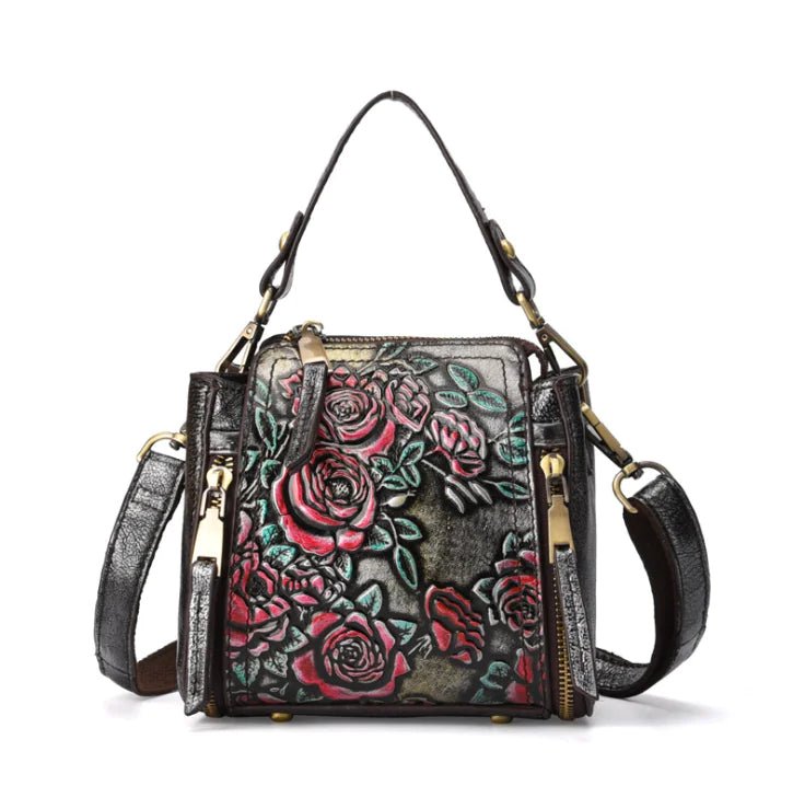 Genuine Leather Women's Handbag and Bucket Backpack - Overture Gifts