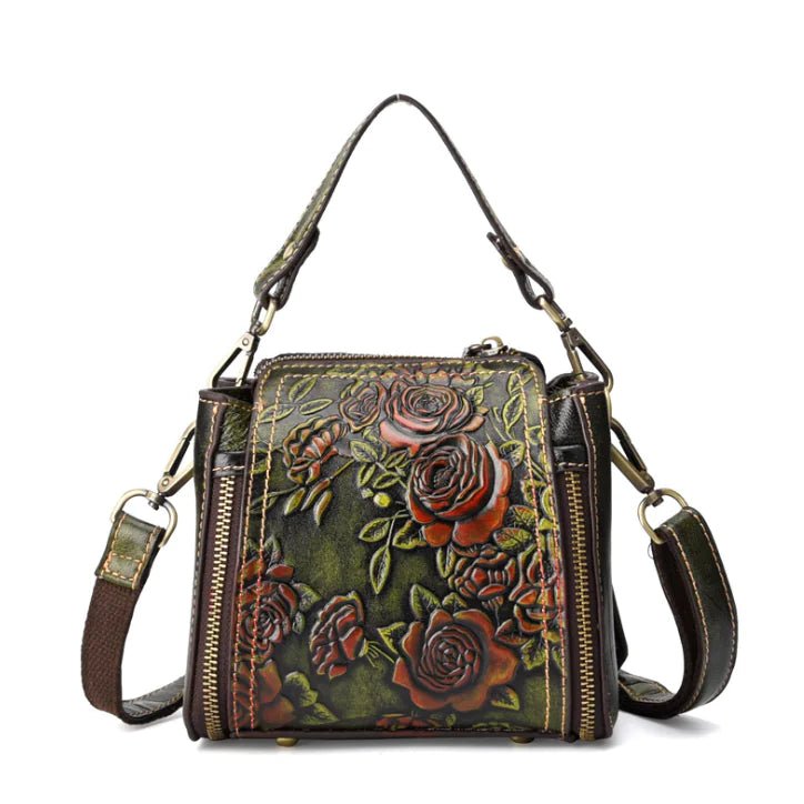 Genuine Leather Women's Handbag and Bucket Backpack - Overture Gifts