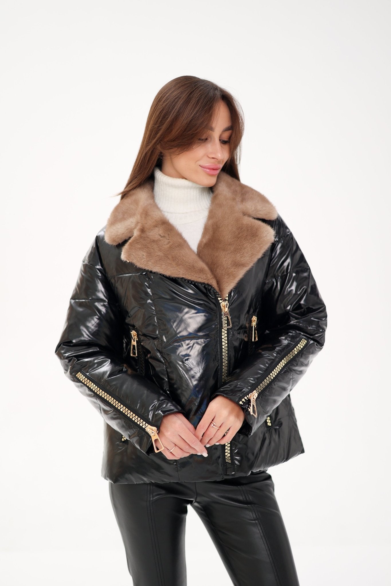 Genuine Mink Fur Down Fill Jacket - Overture Gifts