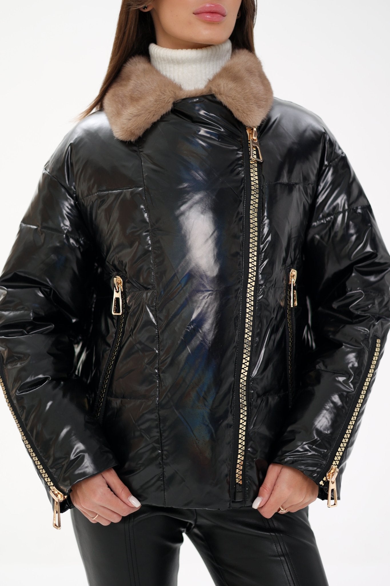 Genuine Mink Fur Down Fill Jacket - Overture Gifts