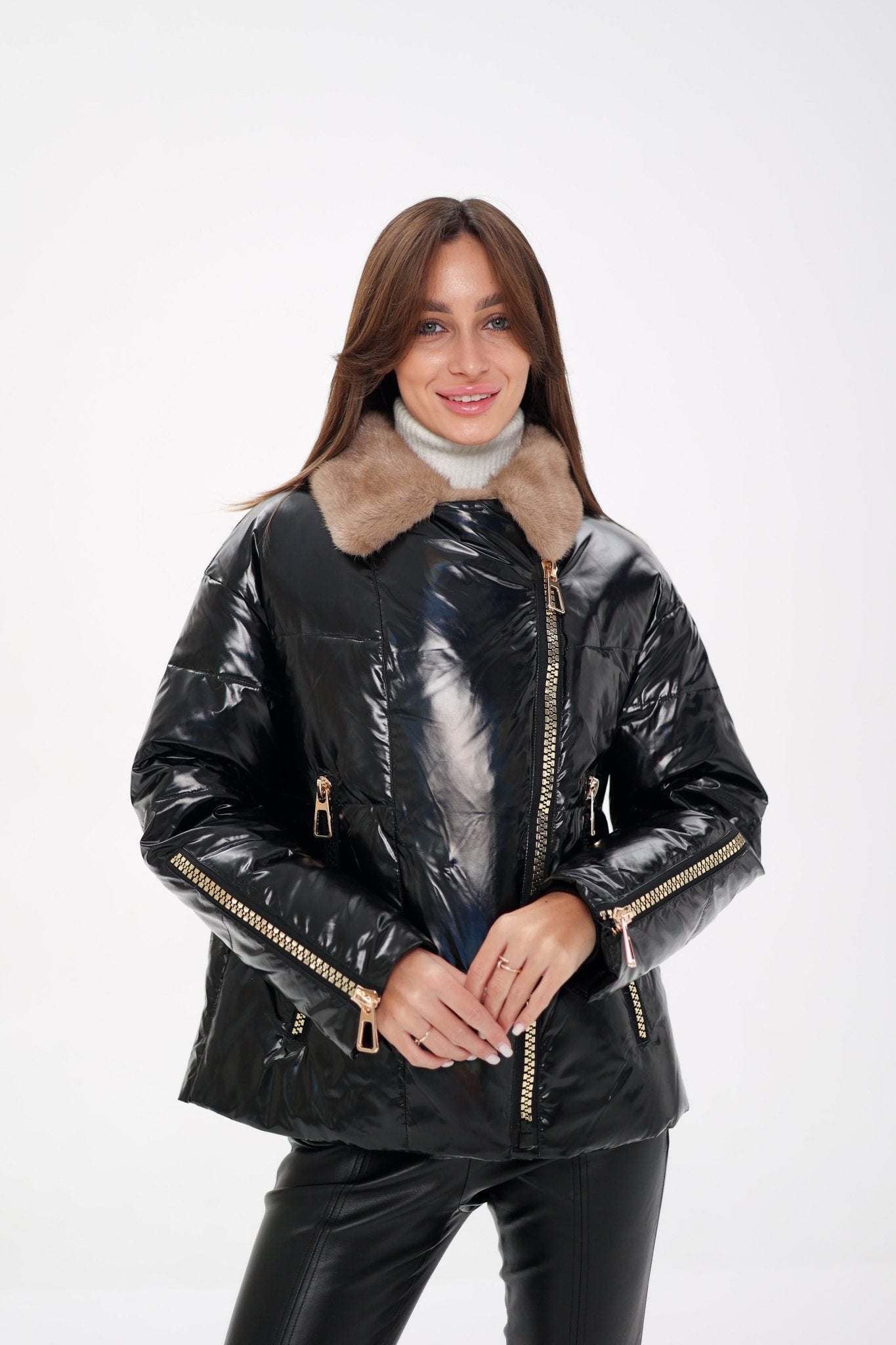 Genuine Mink Fur Down Fill Jacket - Overture Gifts