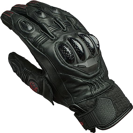 Gladiator Motorcycle Gloves | Genuine Leather | Reinforced Knuckle Protection - Overture Gifts