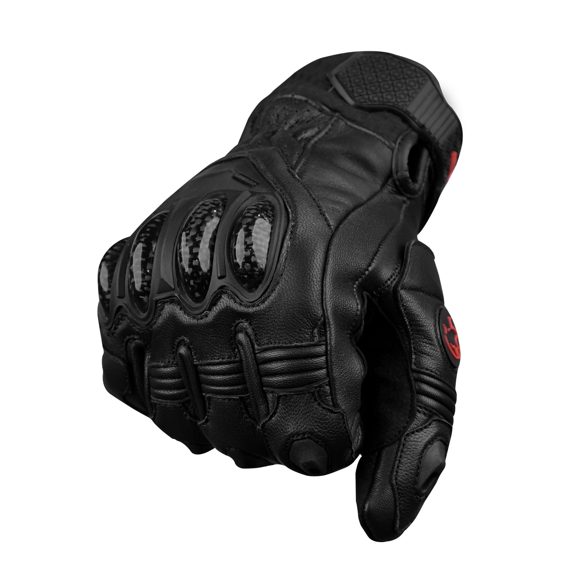 Gladiator Motorcycle Gloves | Genuine Leather | Reinforced Knuckle Protection - Overture Gifts