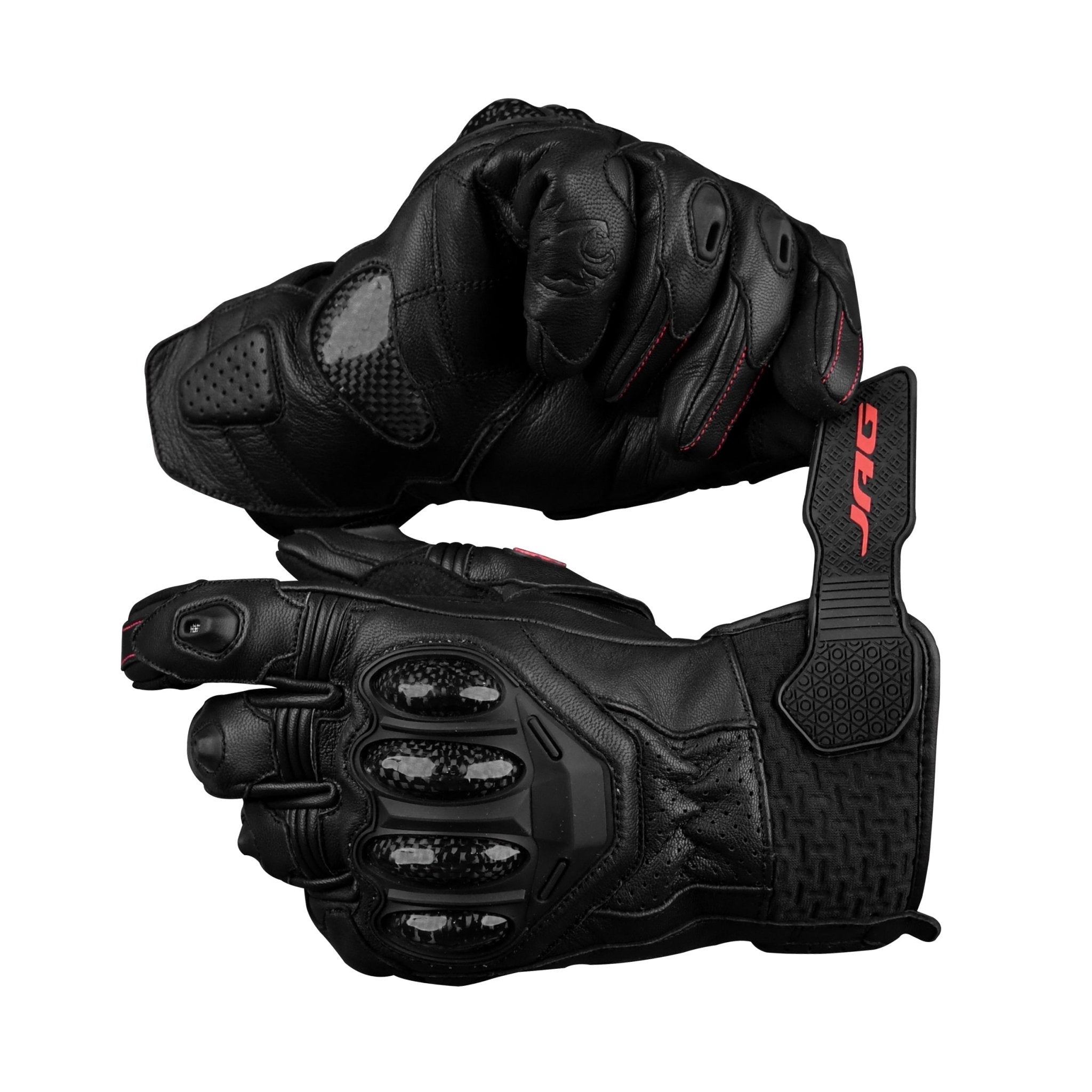 Gladiator Motorcycle Gloves | Genuine Leather | Reinforced Knuckle Protection - Overture Gifts