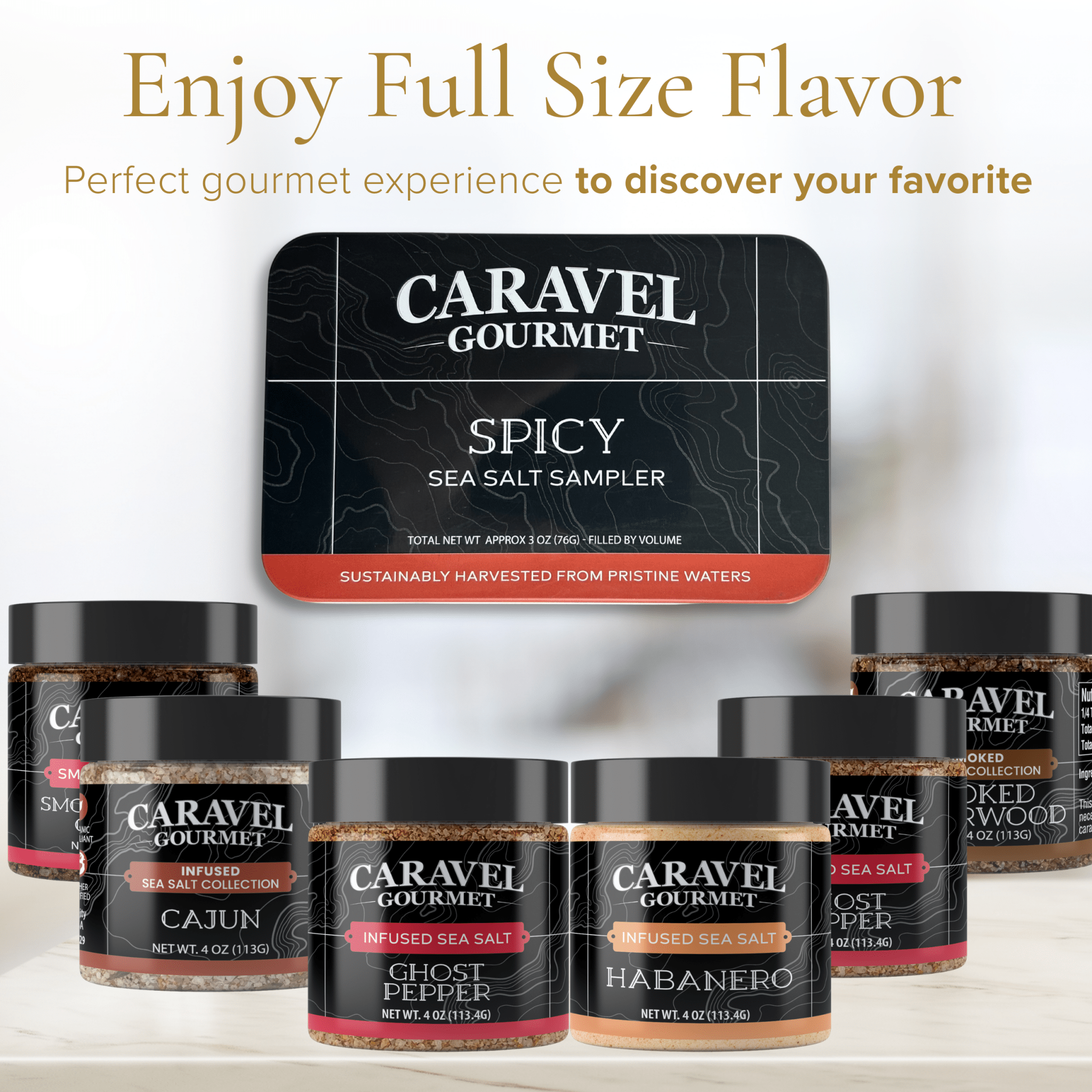 Gourmet Spicy Sea Salt Sampler - Overture Gifts
