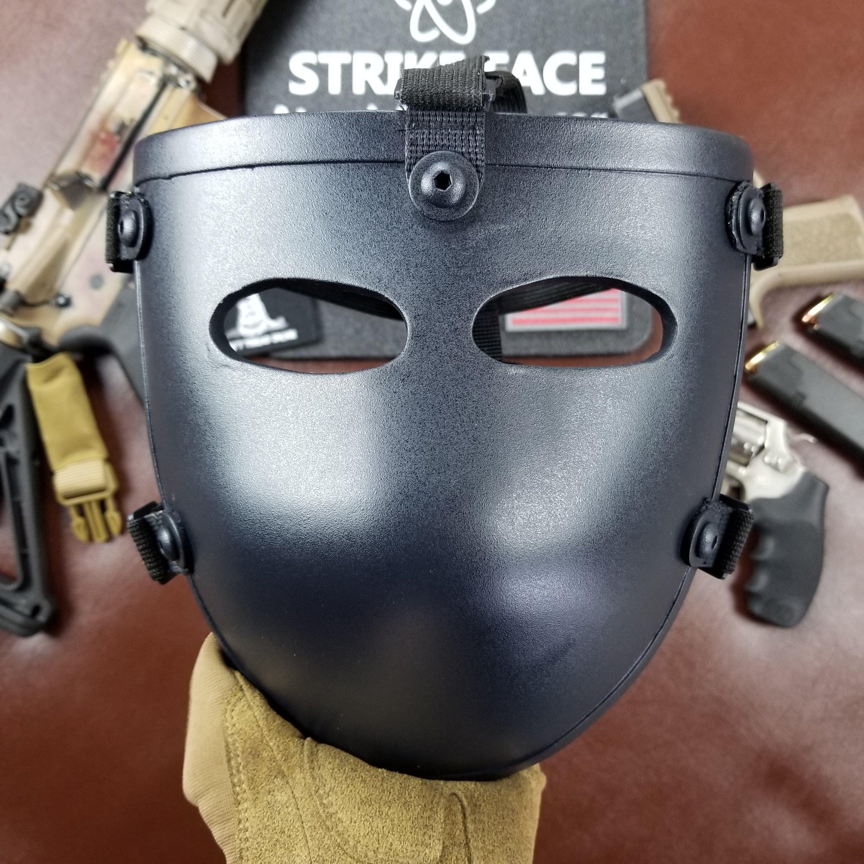 Half Face Bulletproof Mask for Helmets - NIJ Level IIIA+