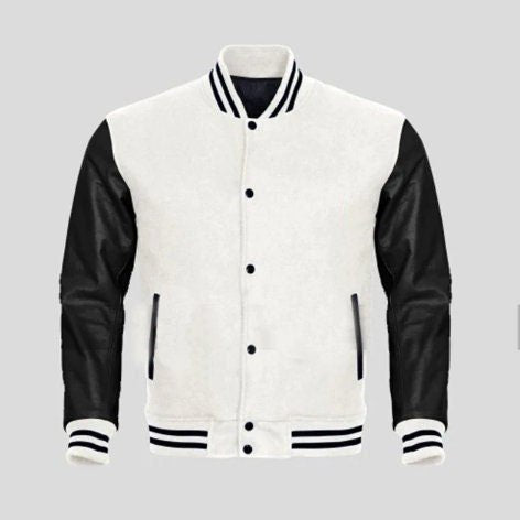 Handmade Baseball Varsity Multi-color Wool Varsity Letterman Bomber Jacket - Overture Gifts