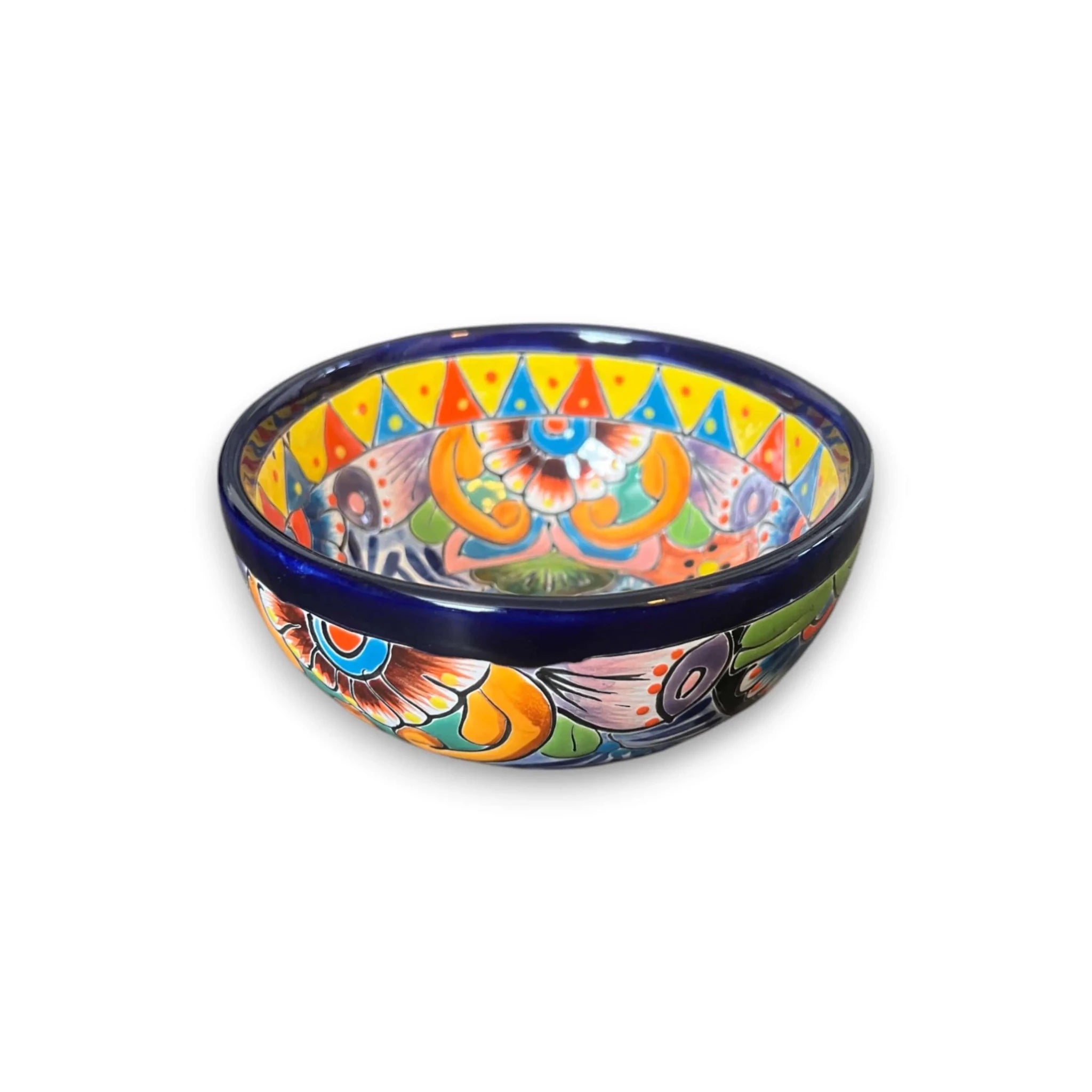 Handmade Talavera 12-Piece Dinnerware Set | Mexican Pottery for 4 - Overture Gifts