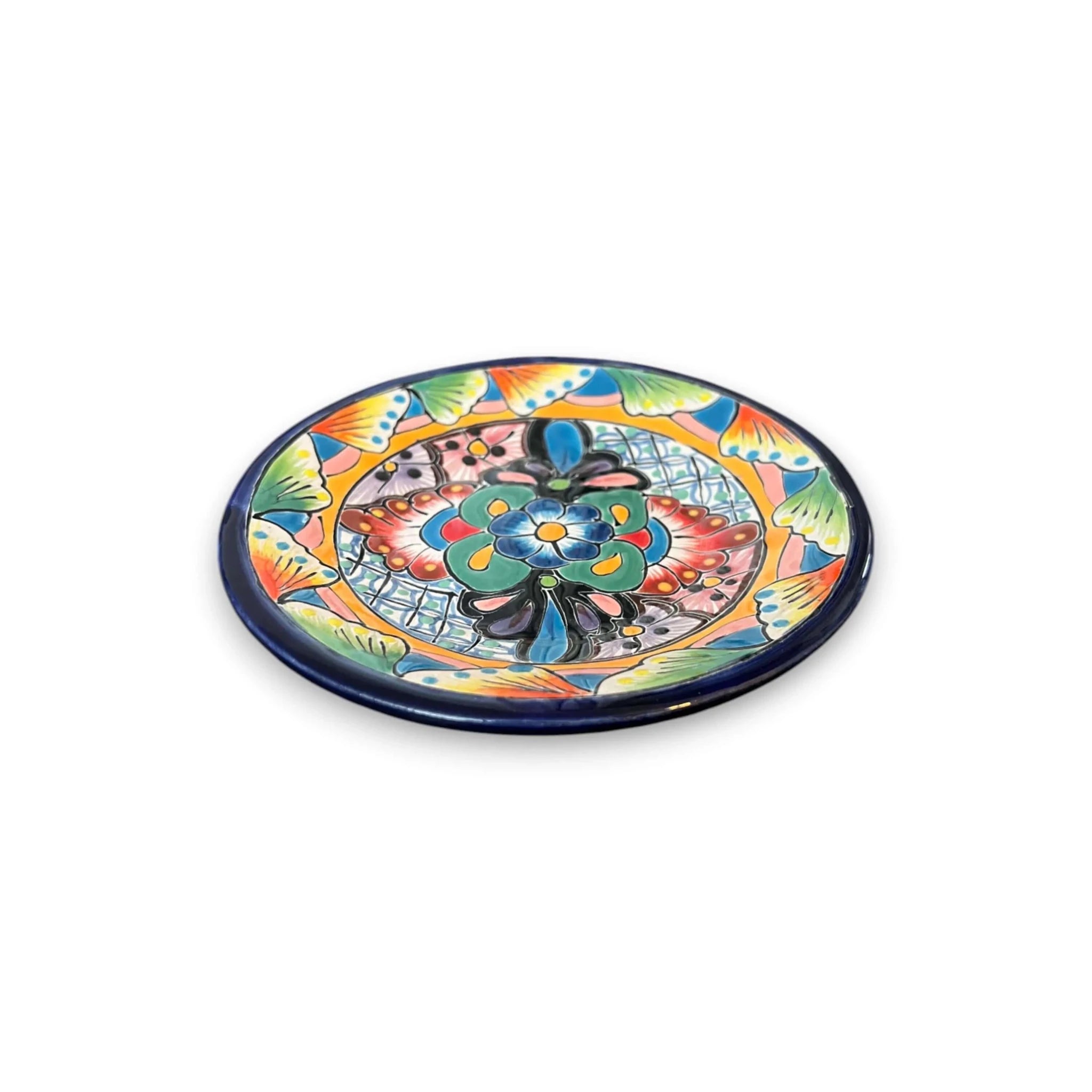 Handmade Talavera 12-Piece Dinnerware Set | Mexican Pottery for 4 - Overture Gifts