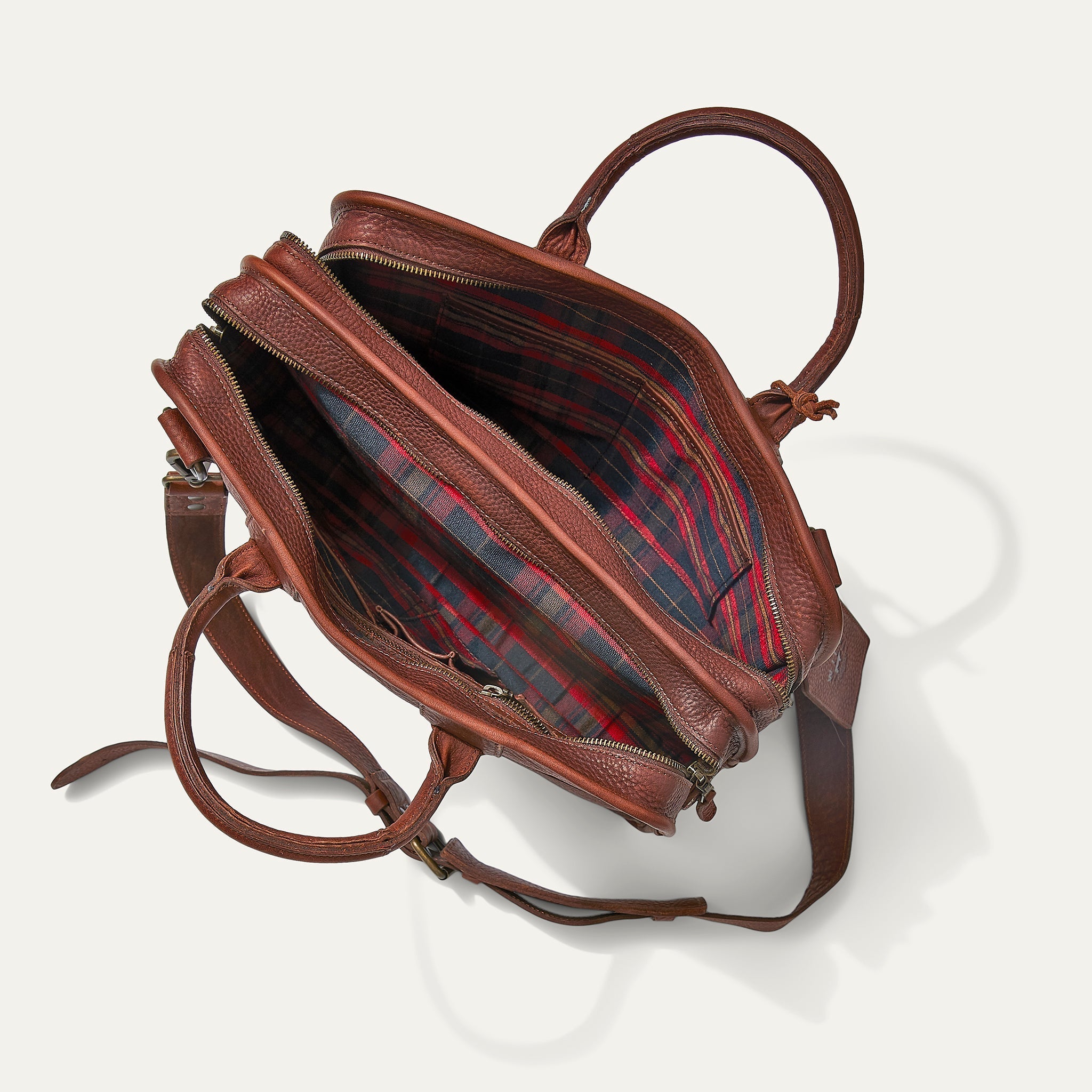 Hank Double Zip Briefcase - Overture Gifts