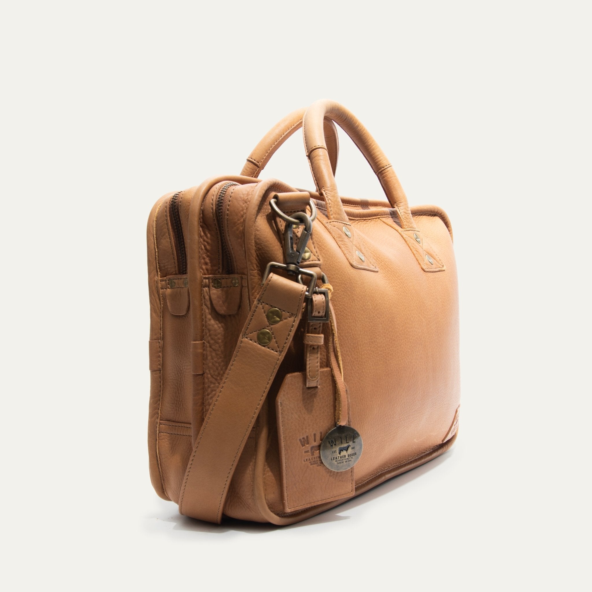 Hank Double Zip Briefcase - Overture Gifts