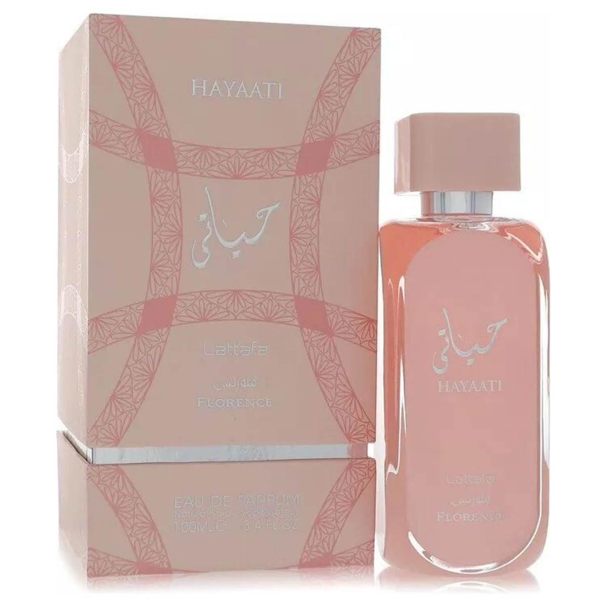 Lattafa Hayaati Florence For Women Eau De Parfum Spray 3.4 oz