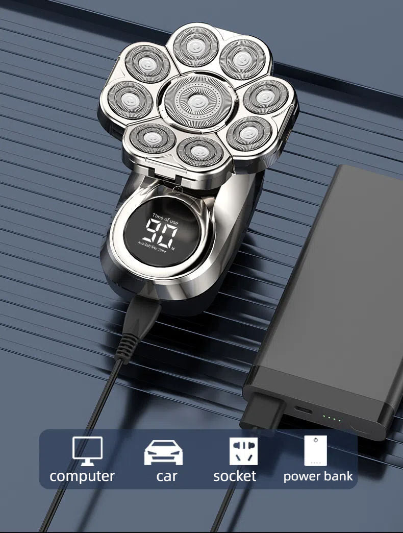 High power hair clipper for charging shaving heads and haircuts for men with long battery life - Overture Gifts
