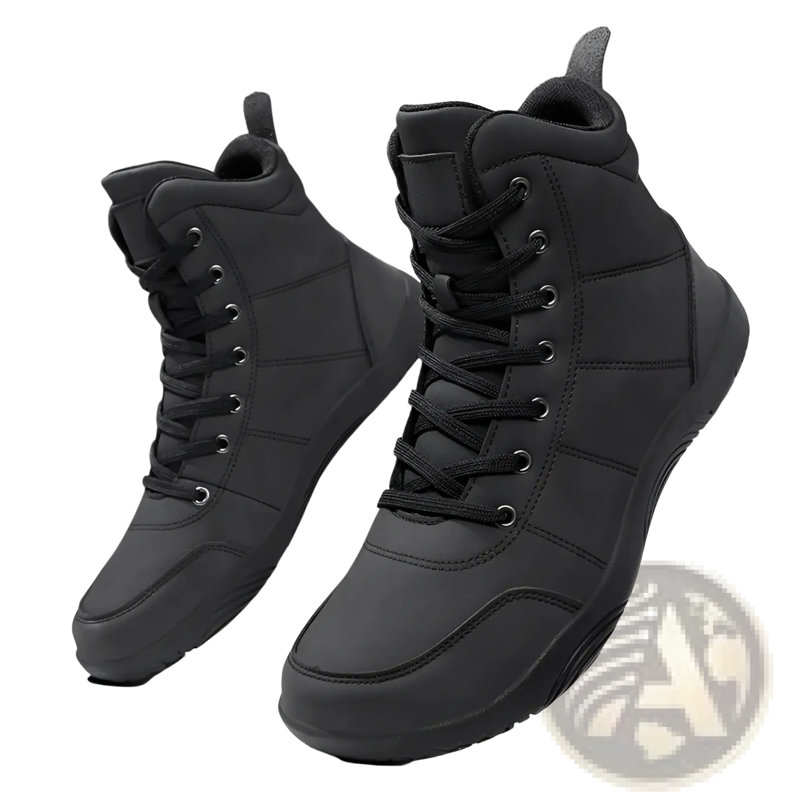 Hiking Boots Wide Toe Leather High Top Sports Shoes