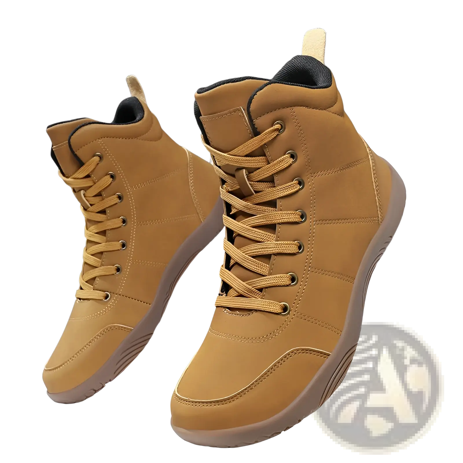 Hiking Boots Wide Toe Leather High Top Sports Shoes