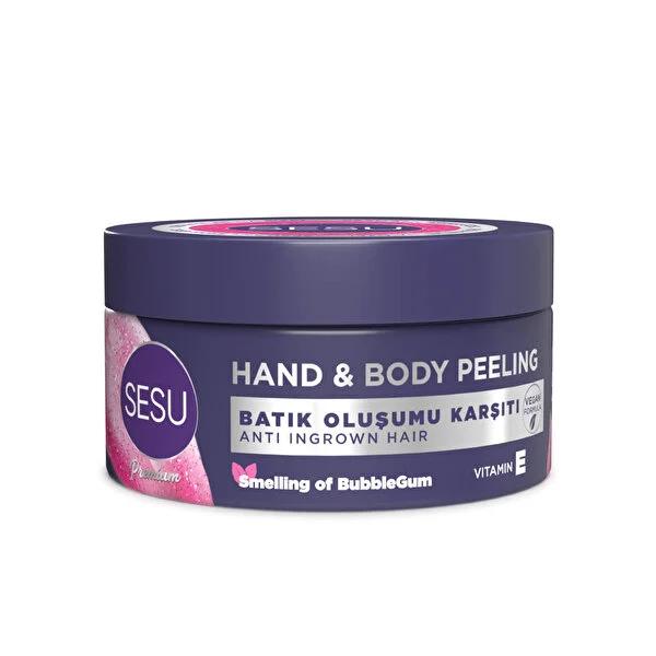 Sesu Body Scrub/Peeling - Exfoliating & Moisturizing Body Wash for Smoother Skin - 8.45 fl oz