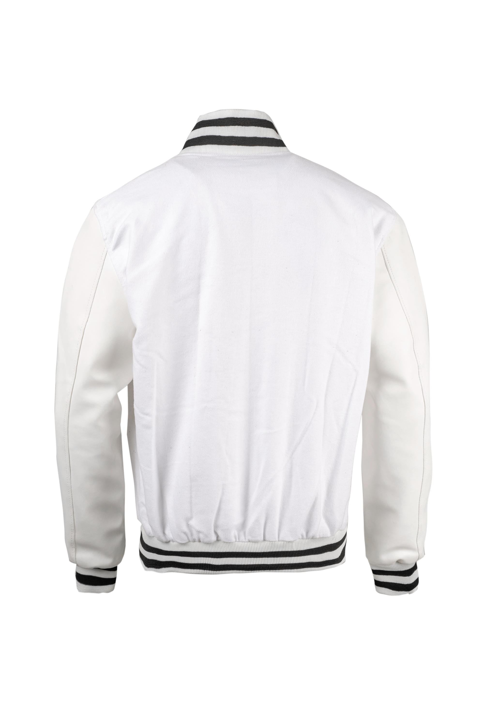 Weeknd Varsity Jacket White and Black Varsity Handmade Cosplay Customizable